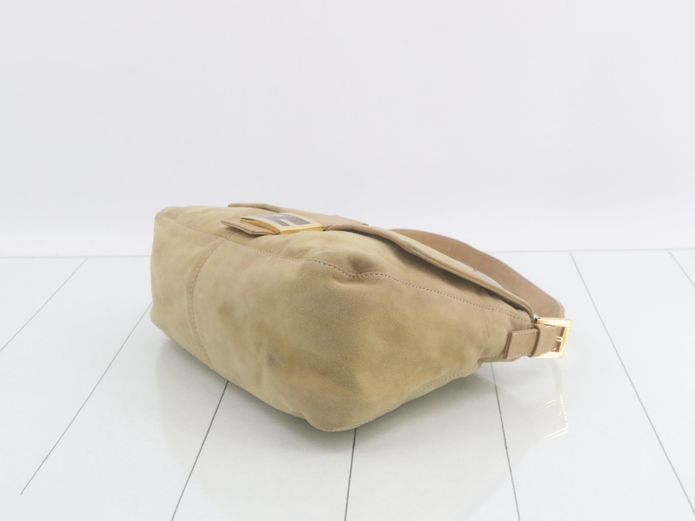 Suede Mamma Bucket Shoulder Bag — view 6