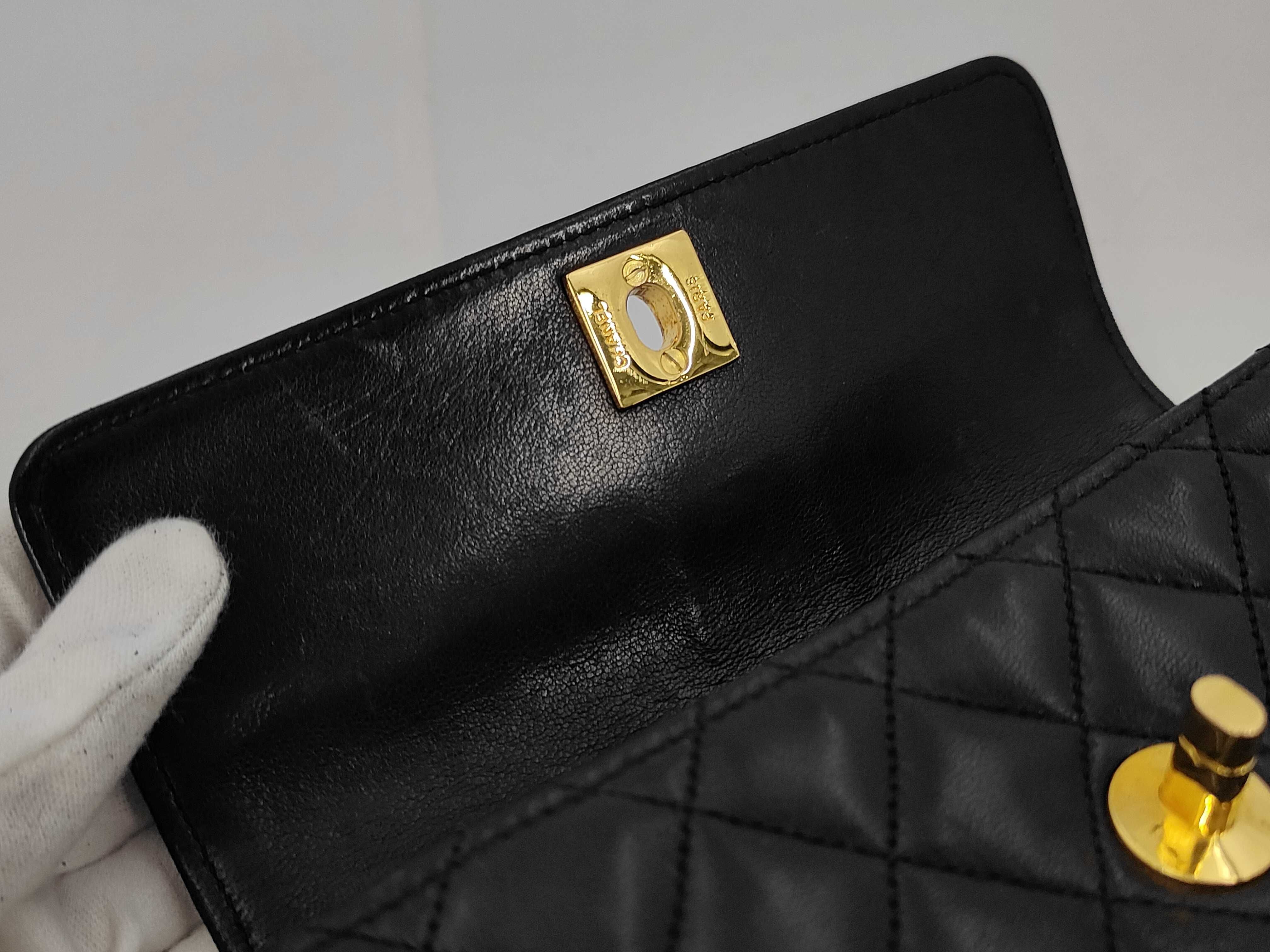 Lambskin Mini Matelassé Chain Shoulder Bag — view 11