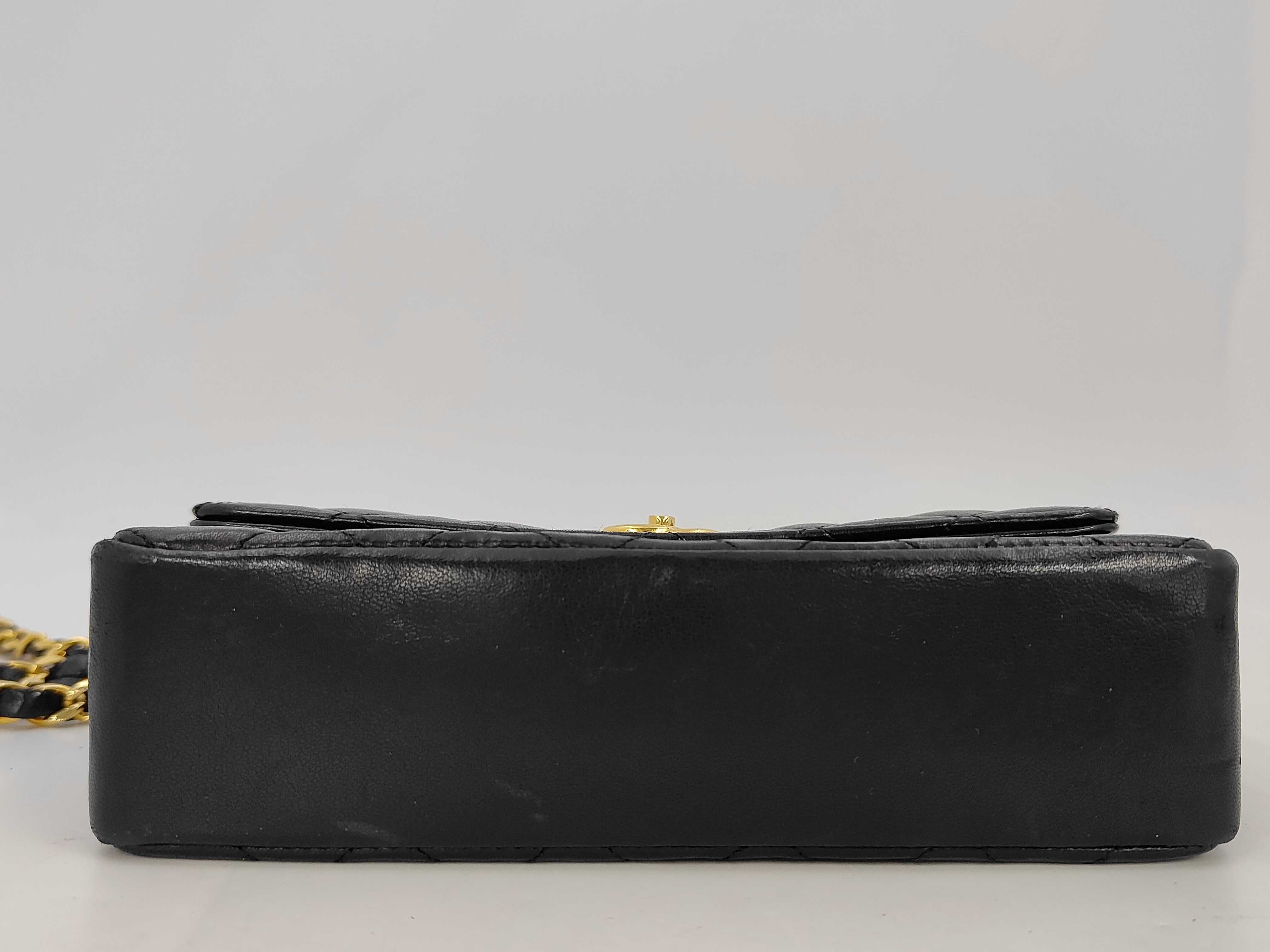 Lambskin Mini Matelassé Chain Shoulder Bag — view 4