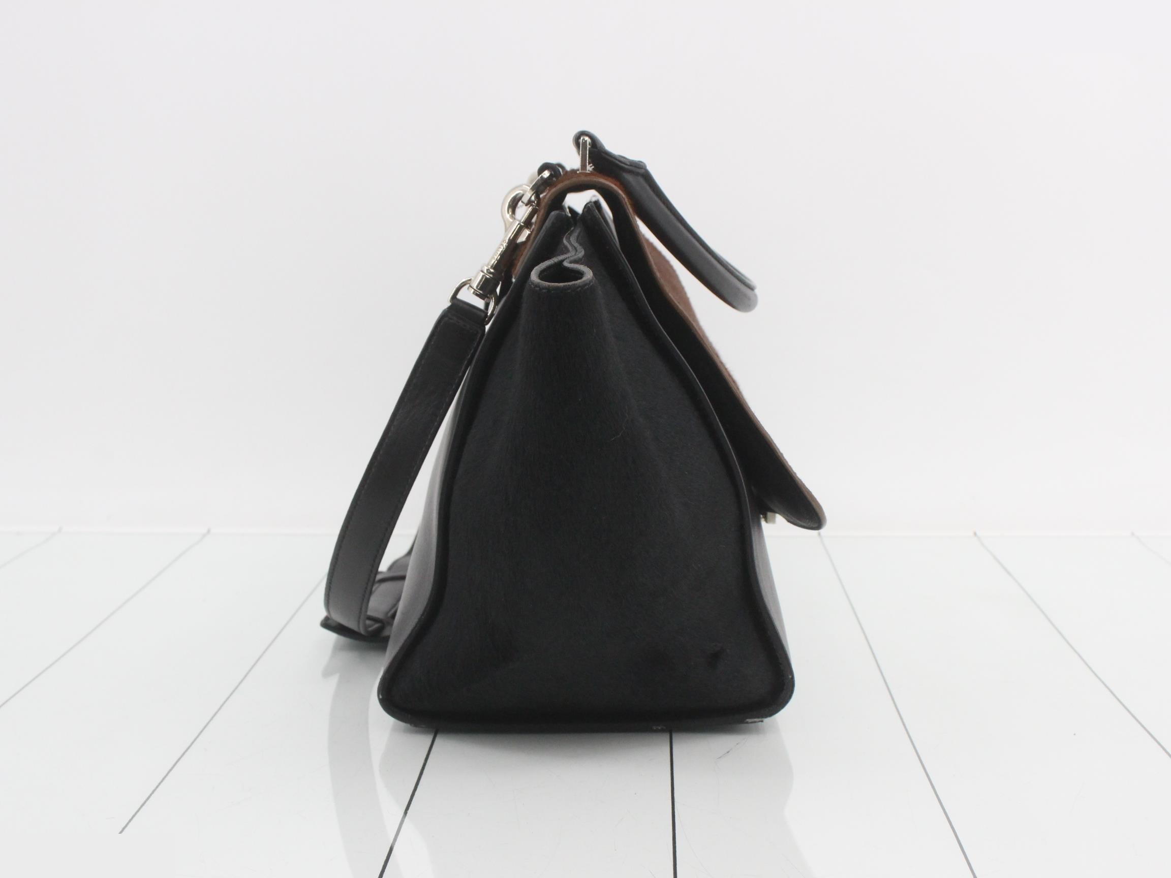 Calfskin x Leather Tote Bag — view 4