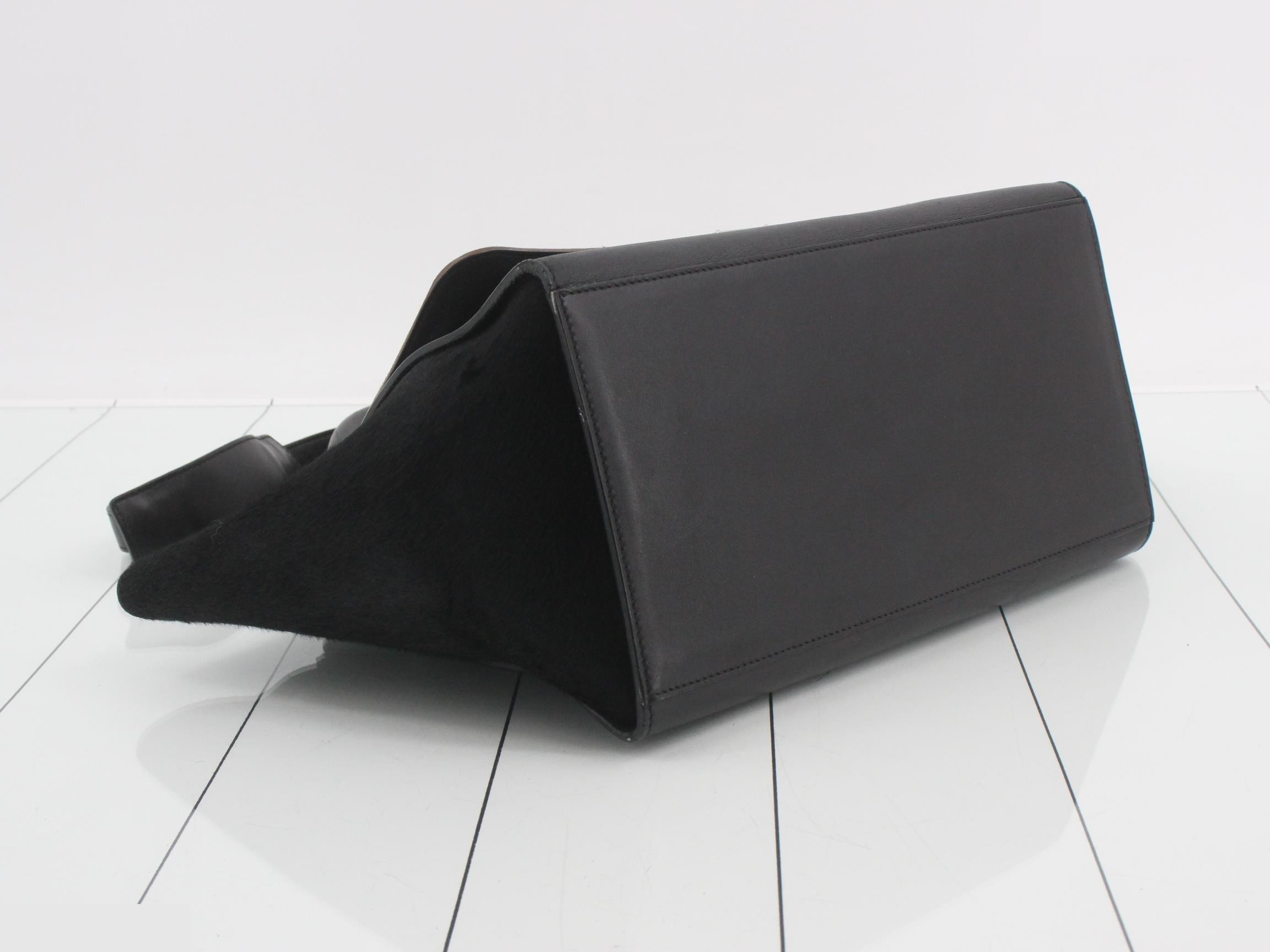 Calfskin x Leather Tote Bag — view 5