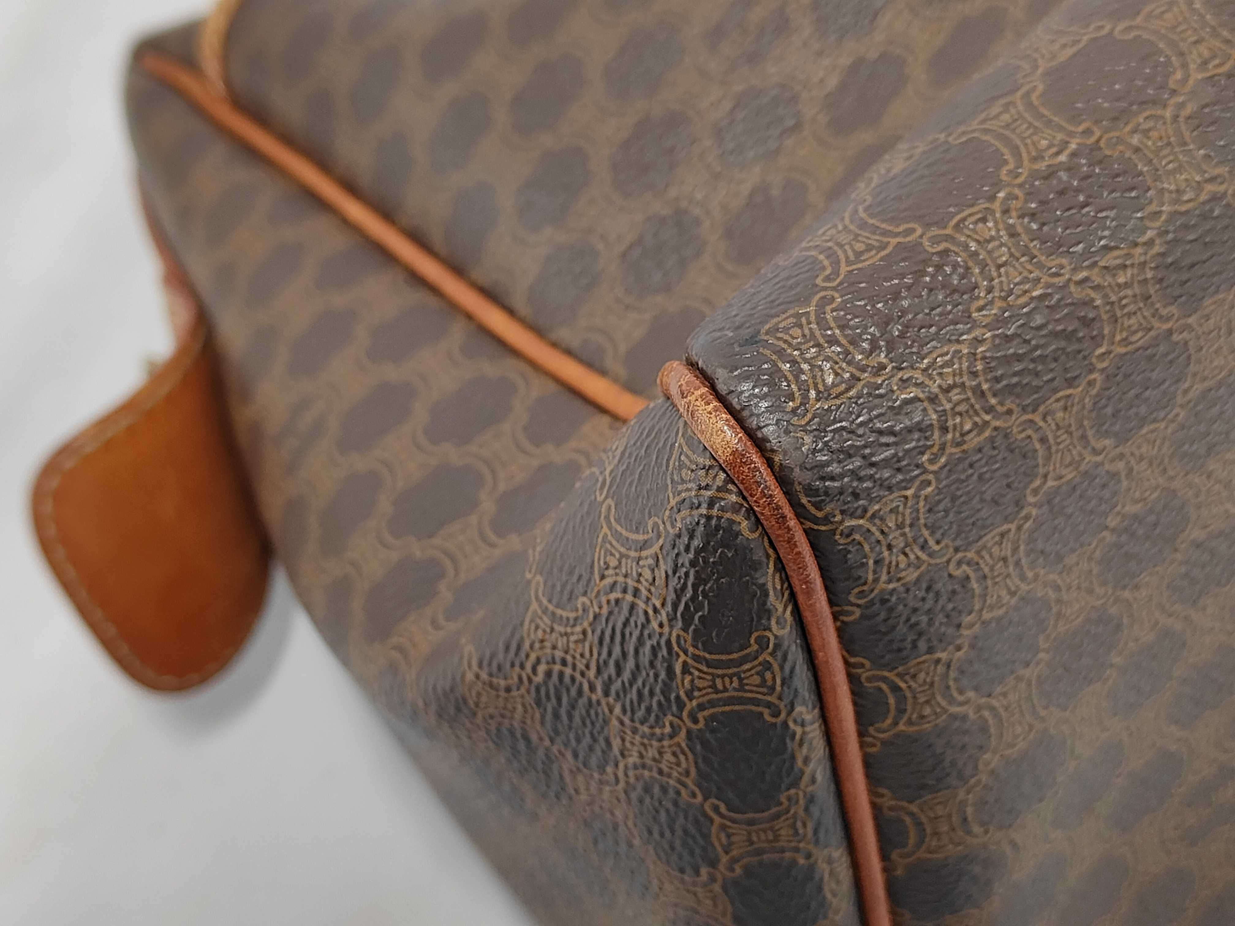 Macadam PVC x Leather Handbag MC96 Brown Handbag — view 4