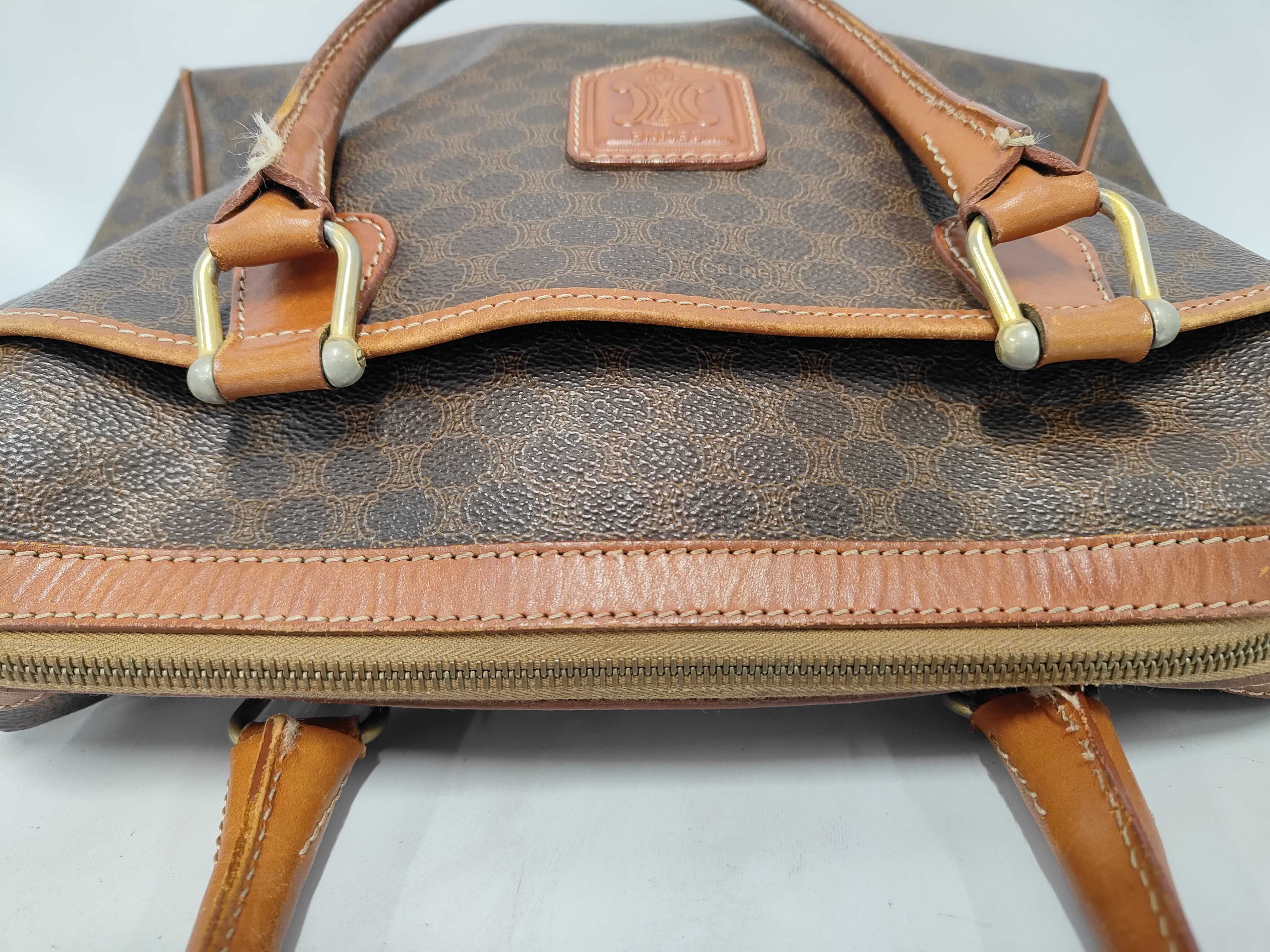 Macadam PVC x Leather Handbag MC96 Brown Handbag — view 8