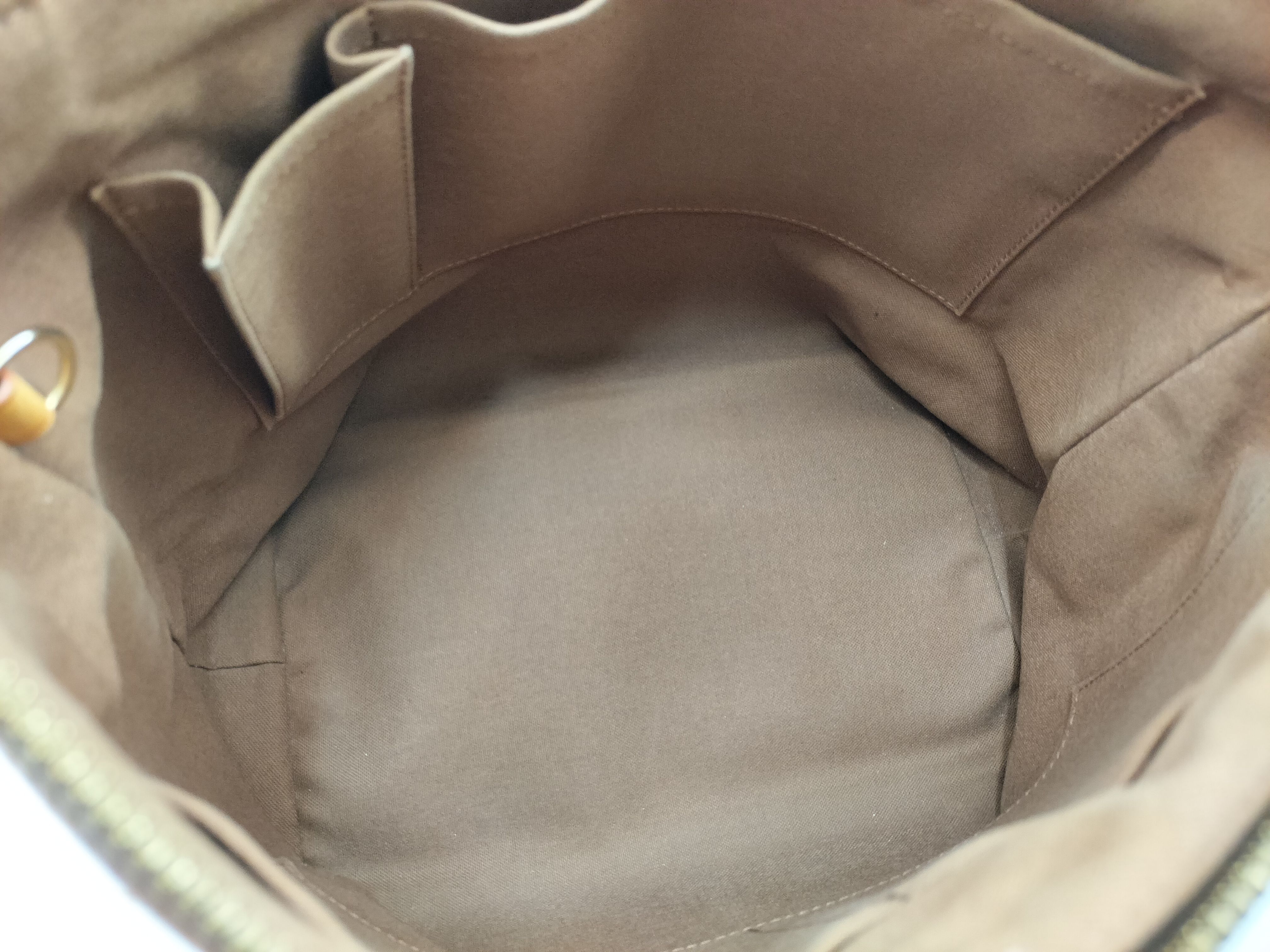 Monogram 2-Way Tote Bag Palermo PM Monogram Brown Leather M40145 — view 13