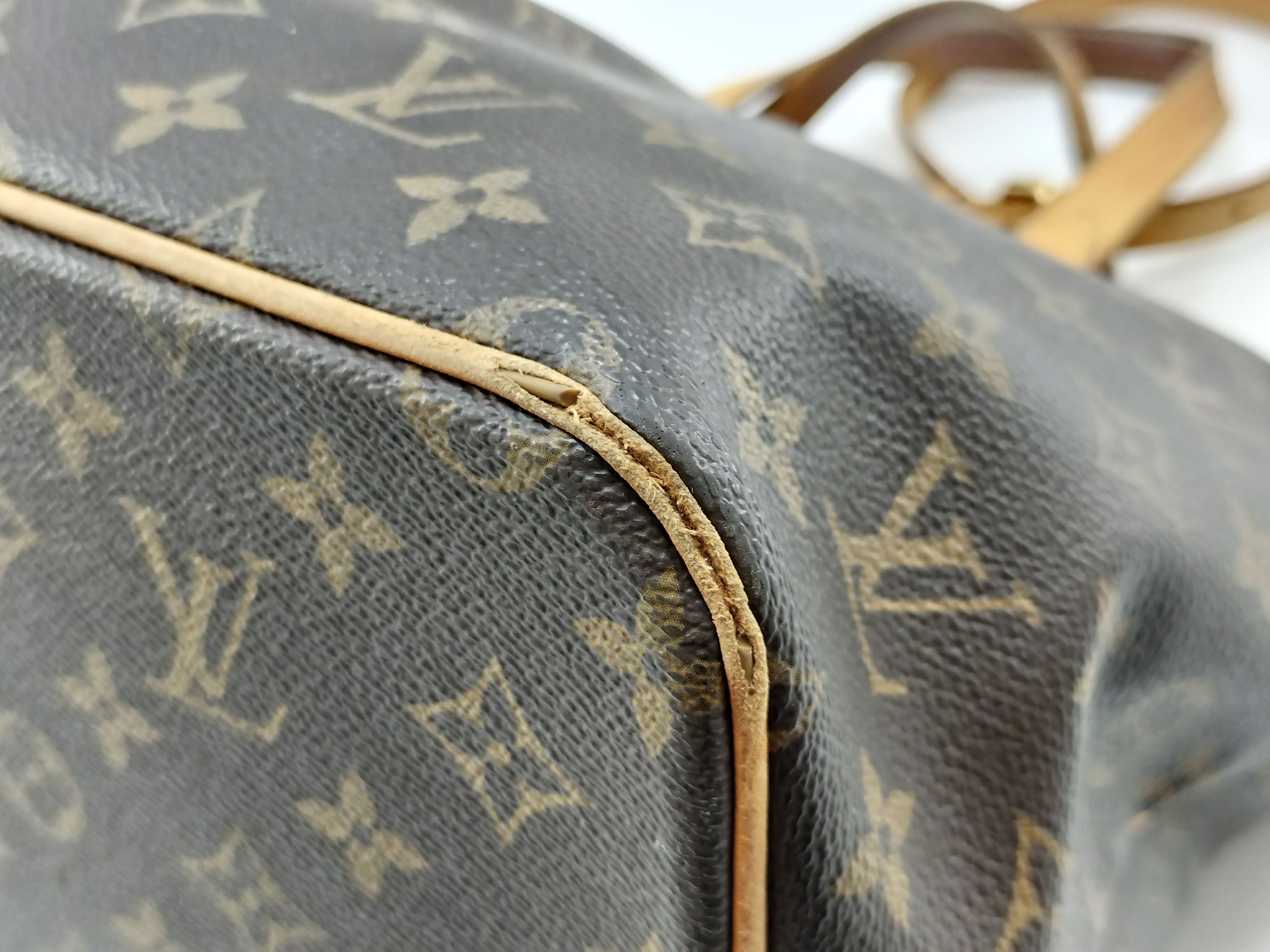 Monogram 2-Way Tote Bag Palermo PM Monogram Brown Leather M40145 — view 8
