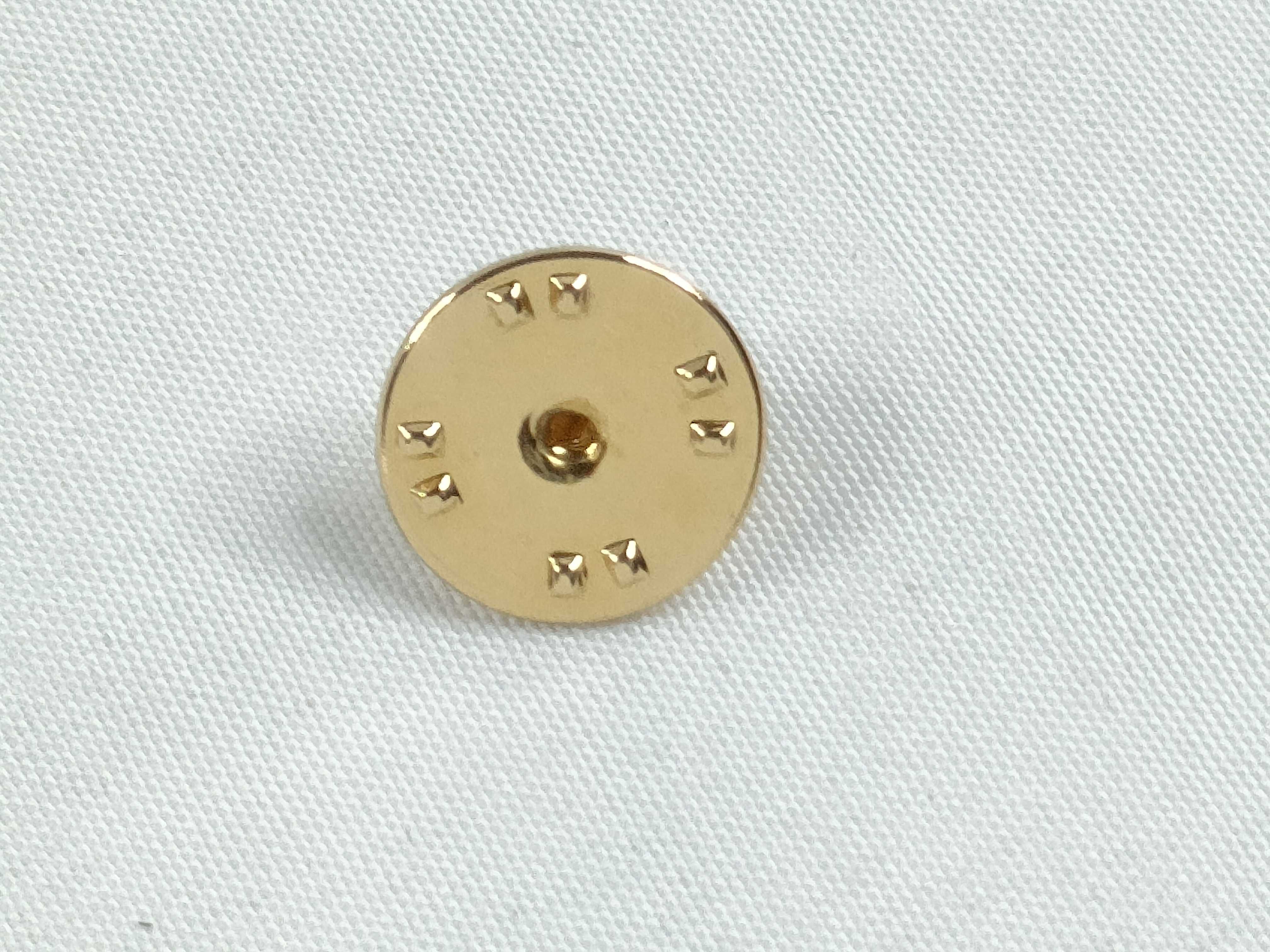 Christian Flower Motif Brooch, Gold Brooch — view 7