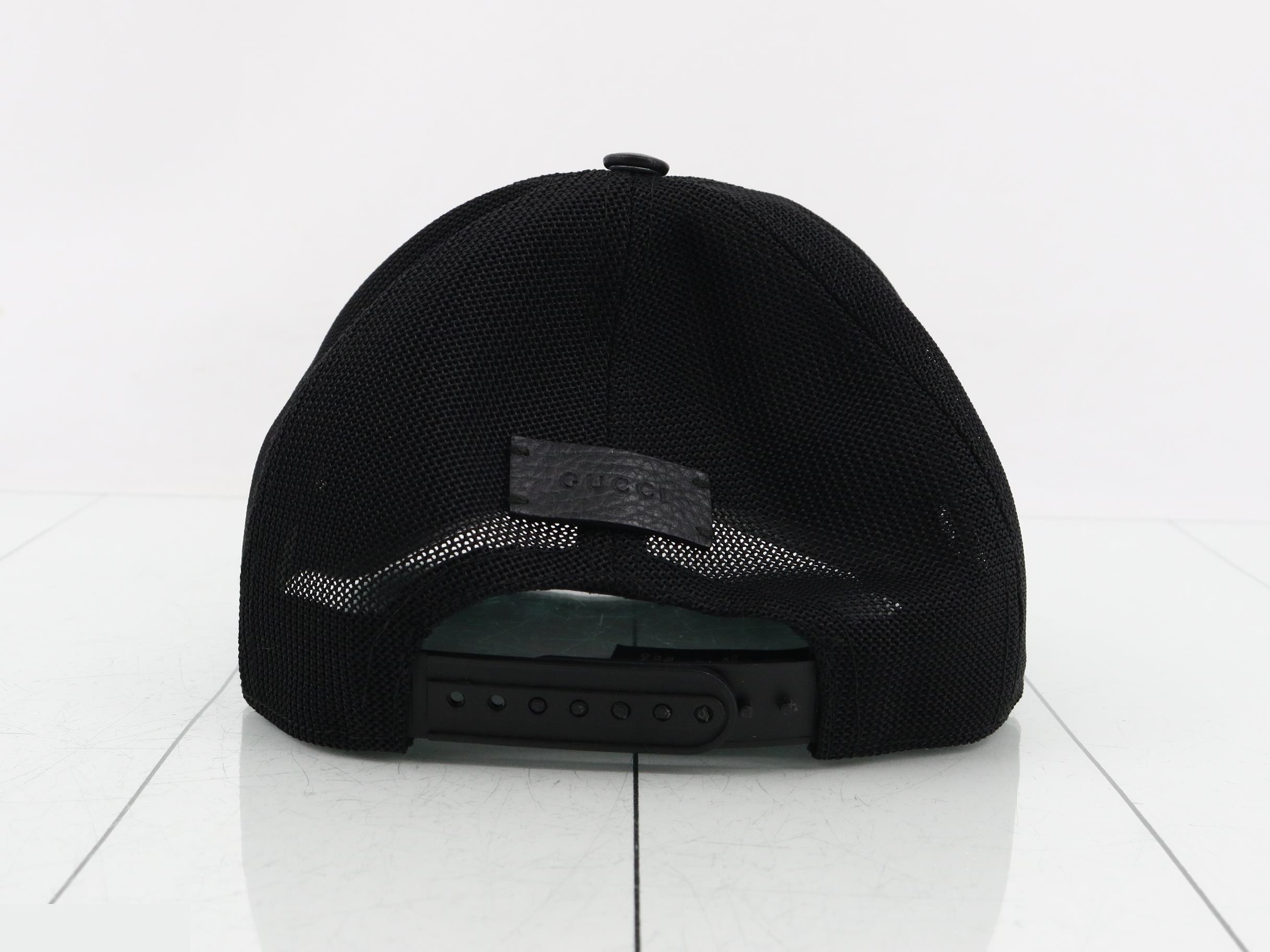 GG Nylon Cap, Hat, Nylon, Black — view 2