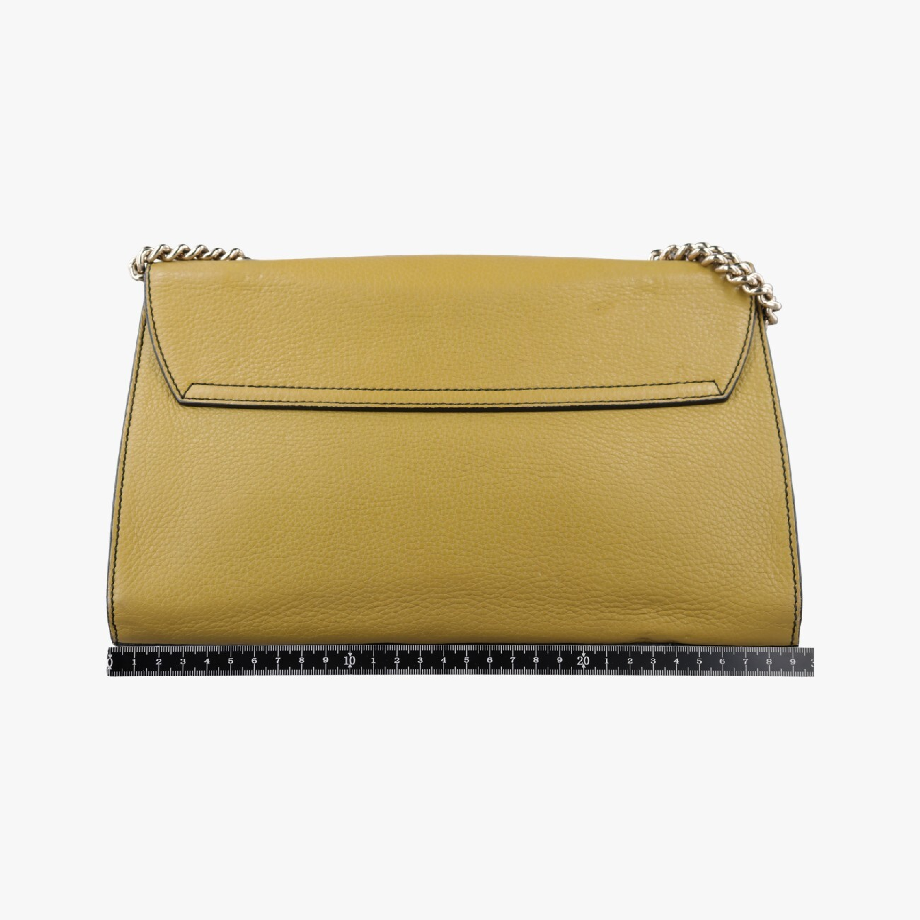Emily Yellow Leather Shoulder Bag 295402 F016238723 — view 2
