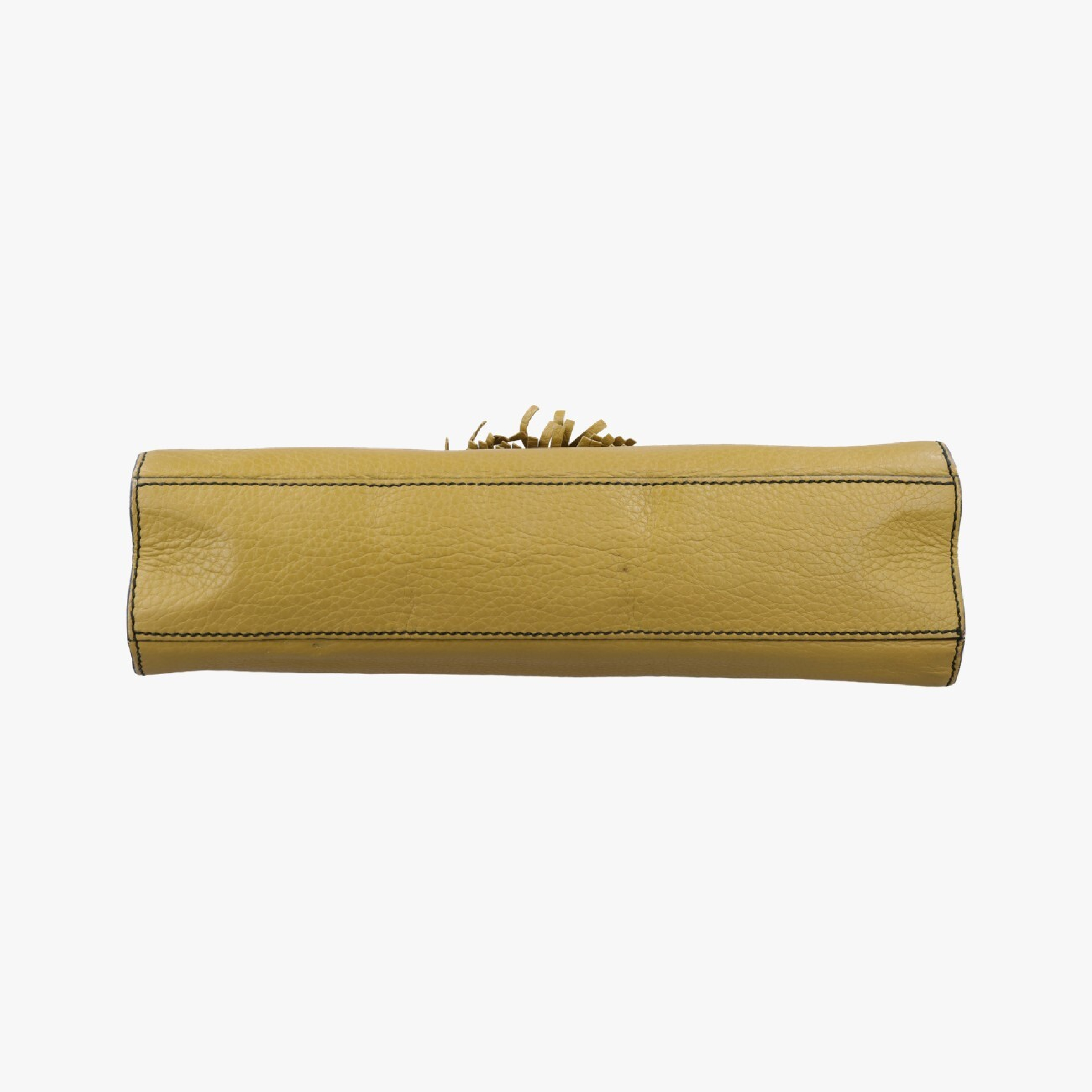 Emily Yellow Leather Shoulder Bag 295402 F016238723 — view 3