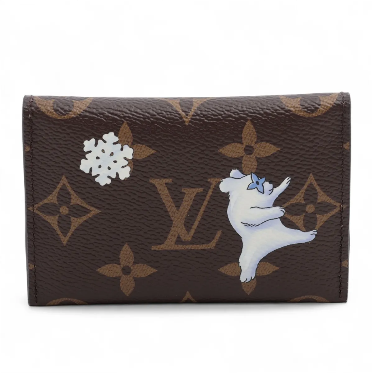Monogram Portecarte Slim - Brown Card Case M15343 (RFID detected)