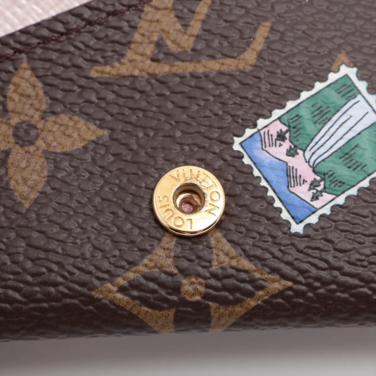 Monogram Portecarte Slim - Brown Card Case M15343 (RFID detected) — view 7