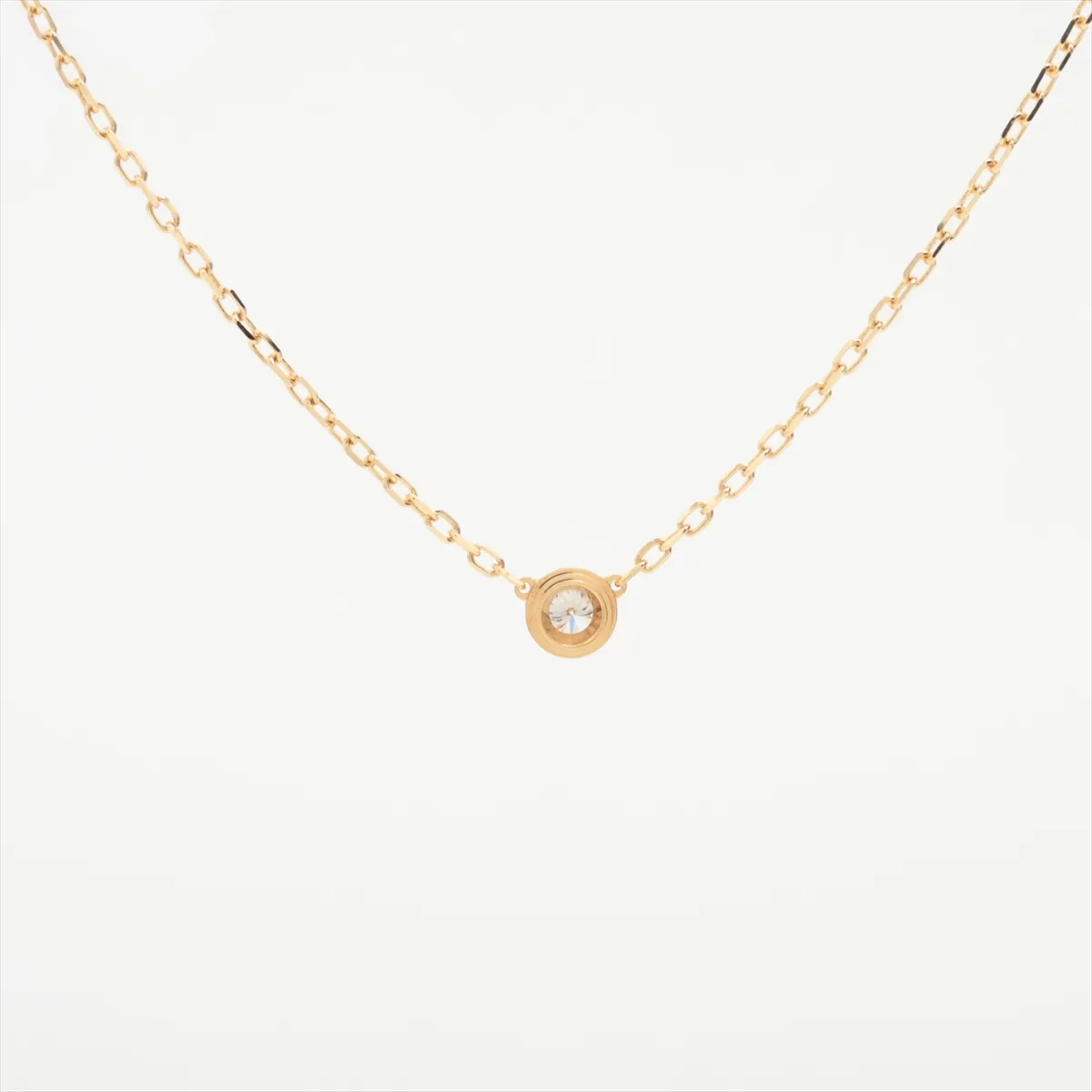 Damour SM Diamond Necklace 750 (Yellow Gold) 2.7g 234DHT — view 2