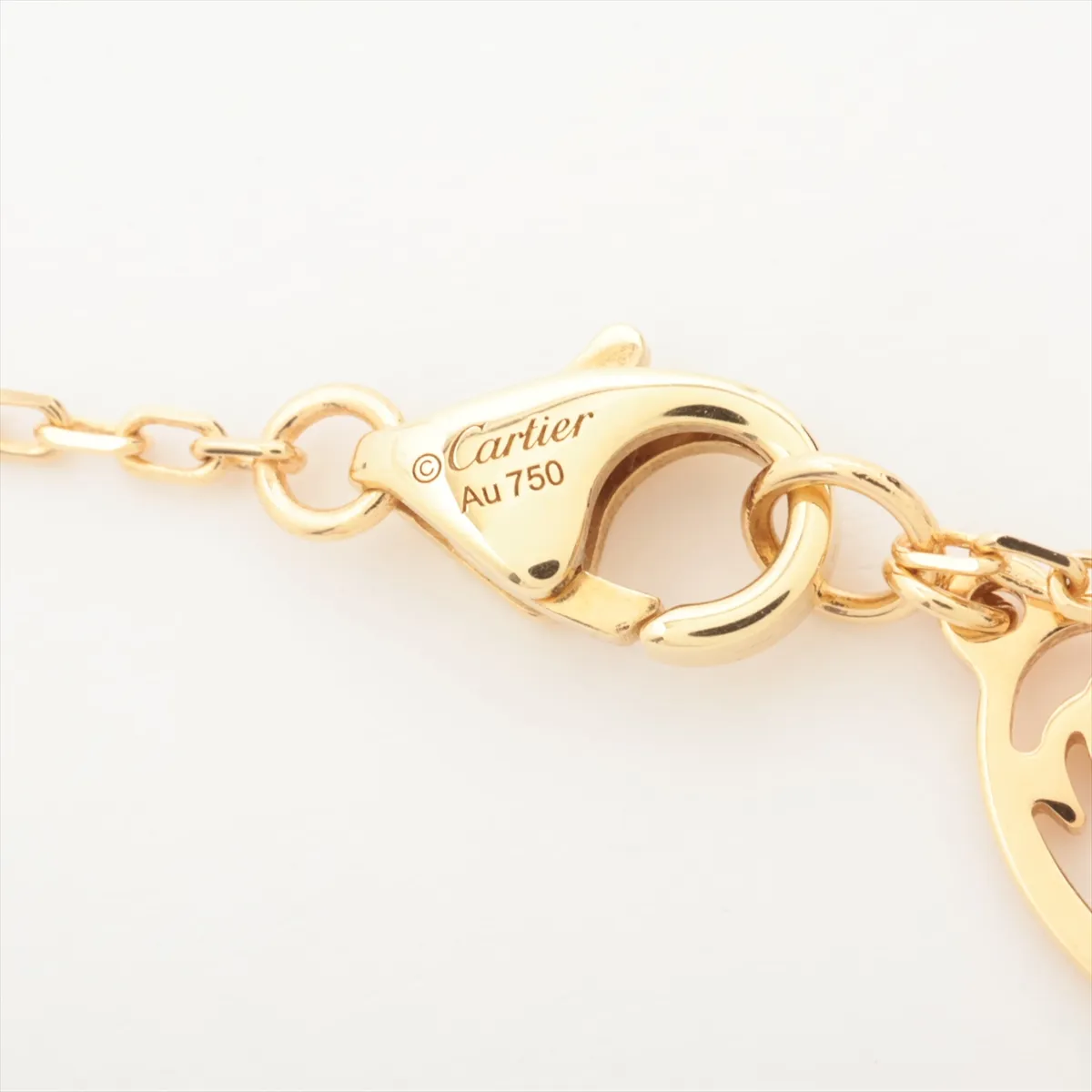 Damour SM Diamond Necklace 750 (Yellow Gold) 2.7g 234DHT — view 4