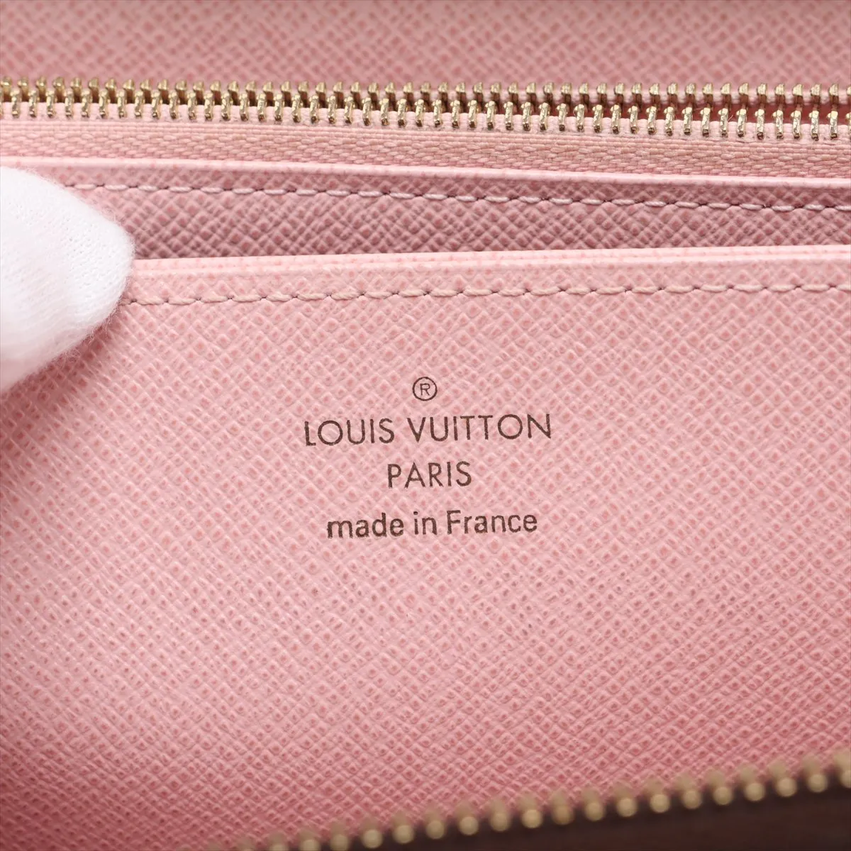 Monogram Zippy Wallet M41894 Rose Ballerine Round Zip Wallet (RFID detected) — view 11