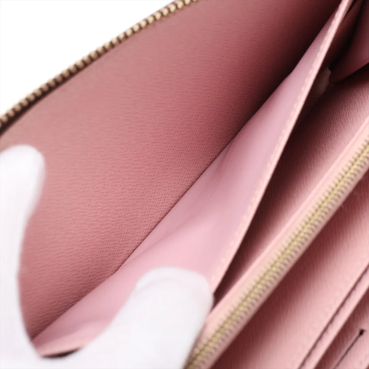 Monogram Zippy Wallet M41894 Rose Ballerine Round Zip Wallet (RFID detected) — view 9