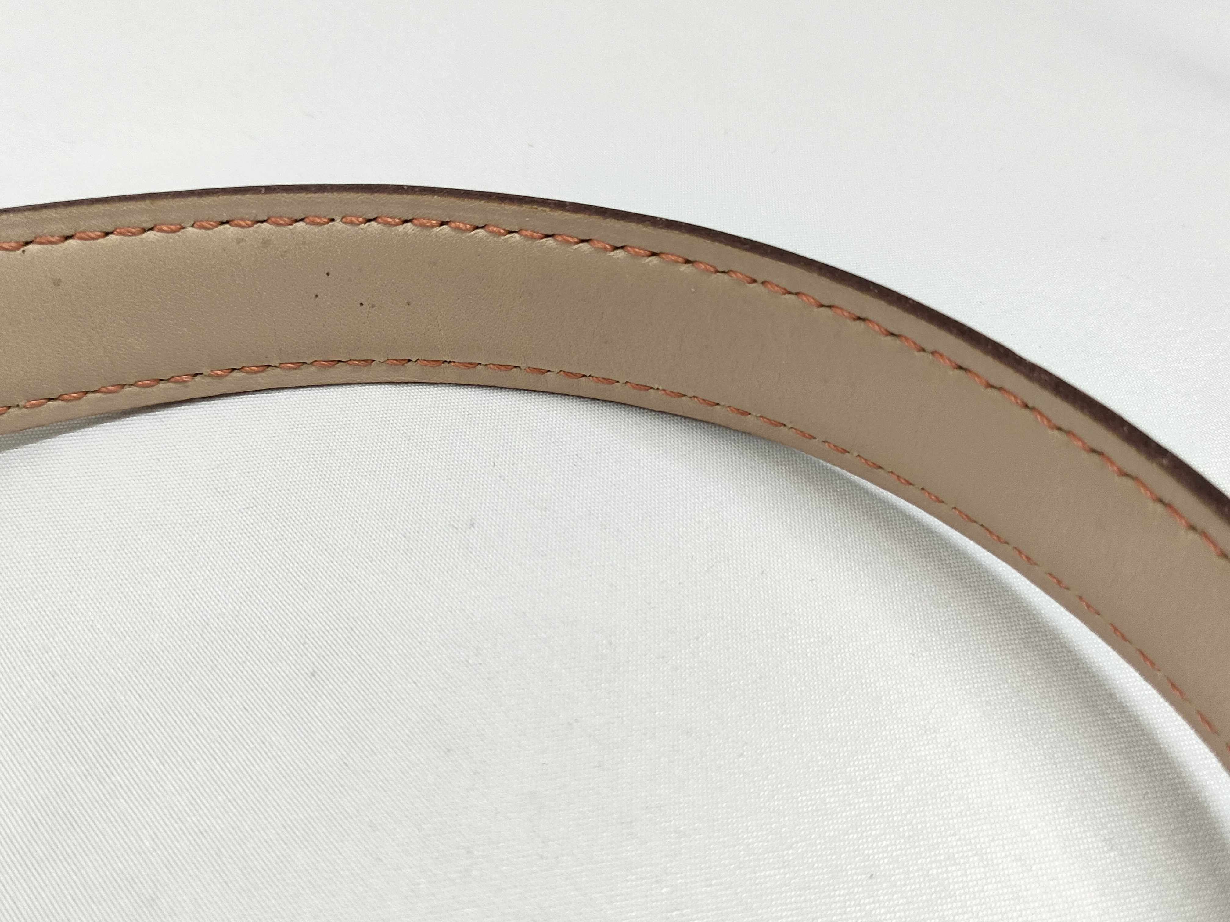 slim belt with H-shaped buckle — view 14