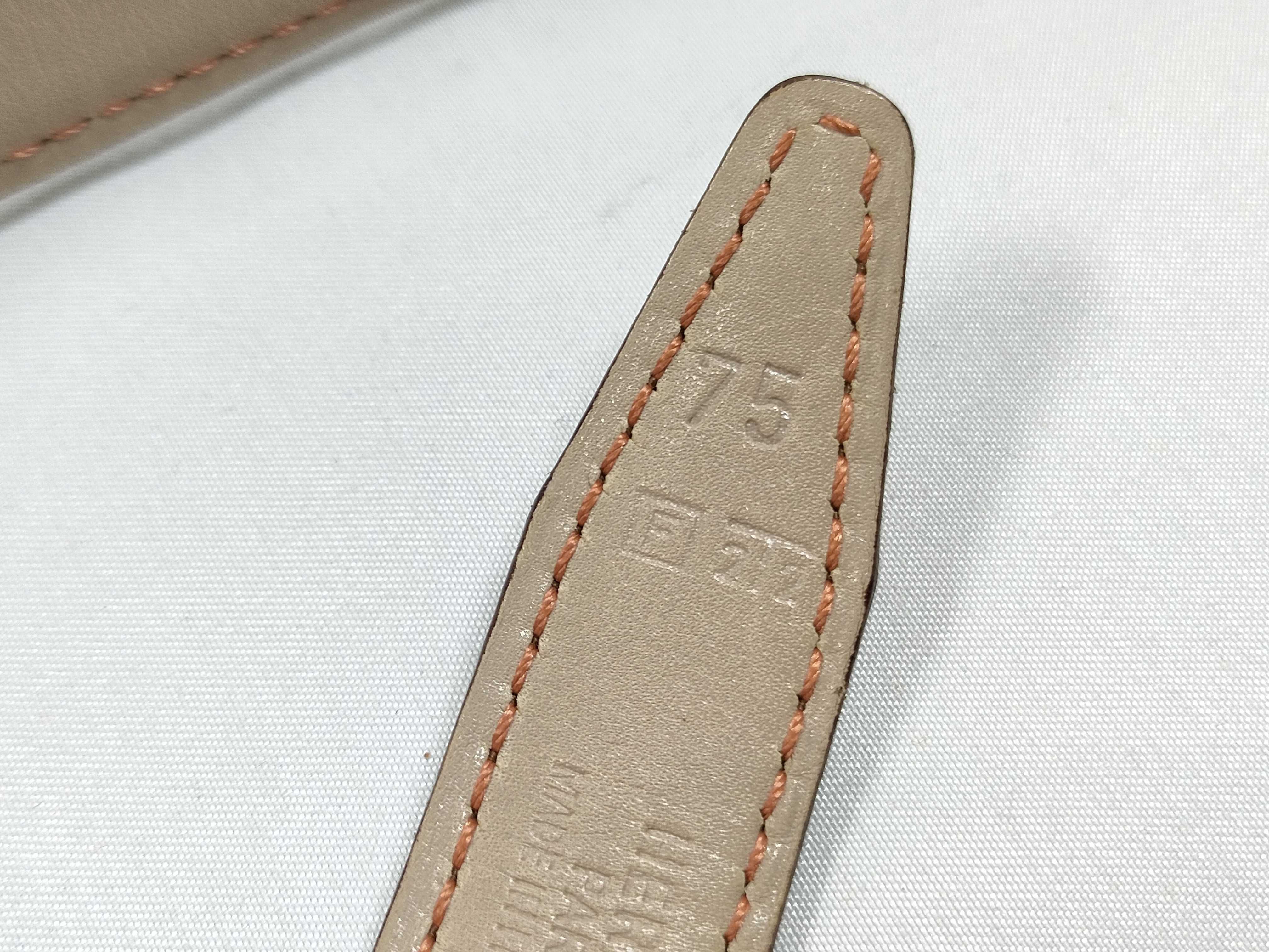 slim belt with H-shaped buckle — view 6