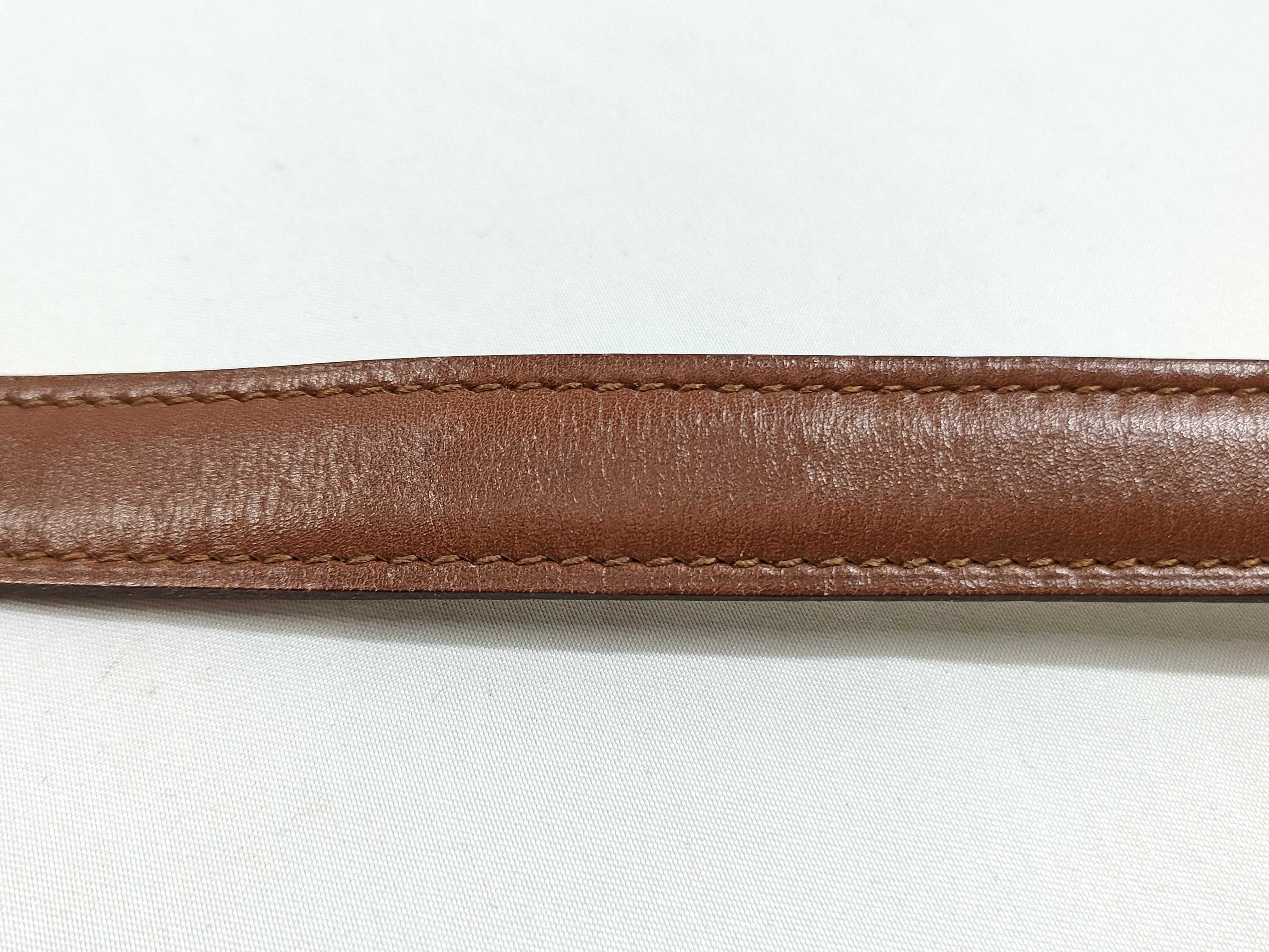 slim belt with H-shaped buckle — view 8