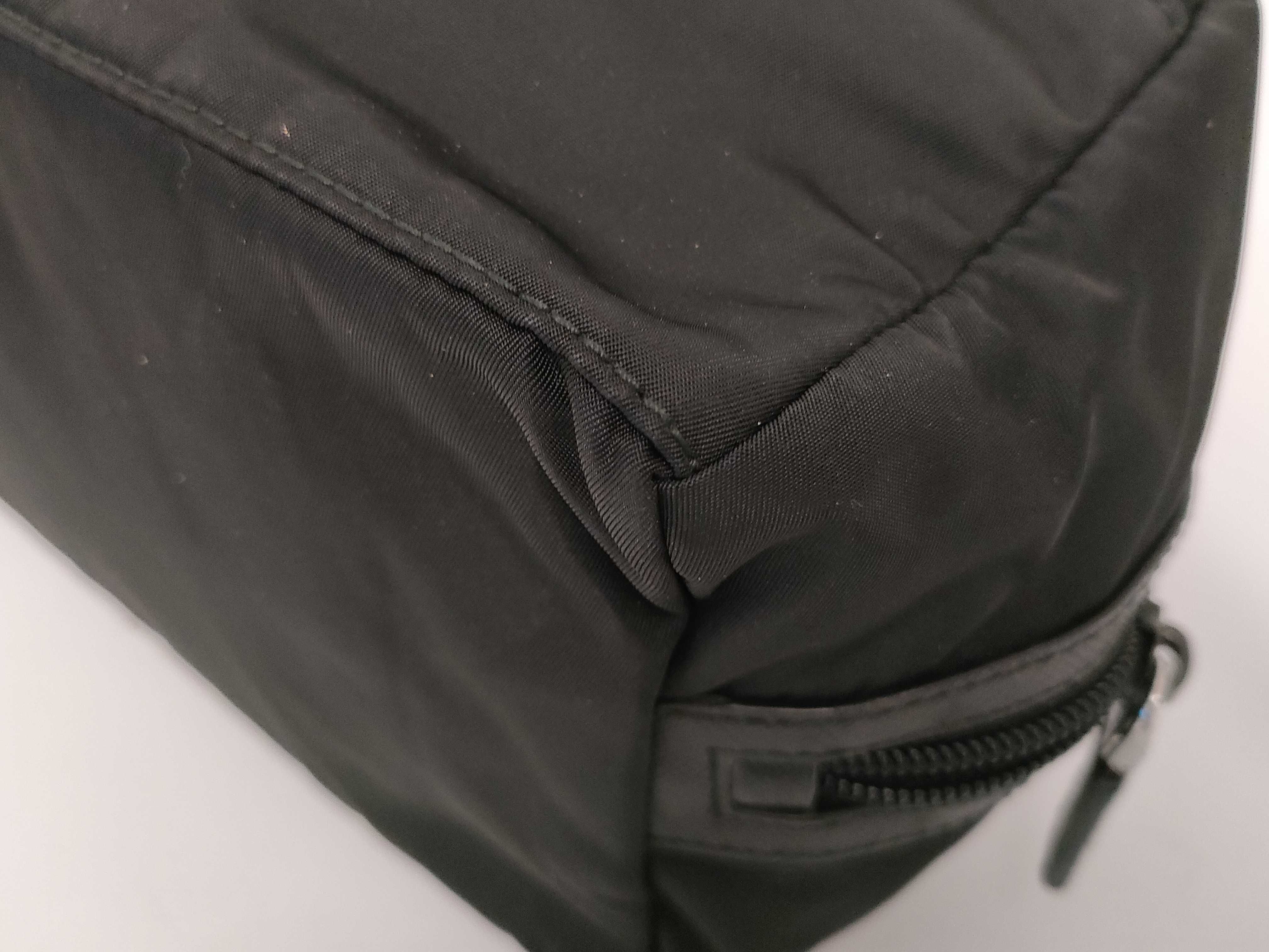 Nylon Prada Triangle Logo Second Bag Pouch Nylon Black Second Bag — view 4