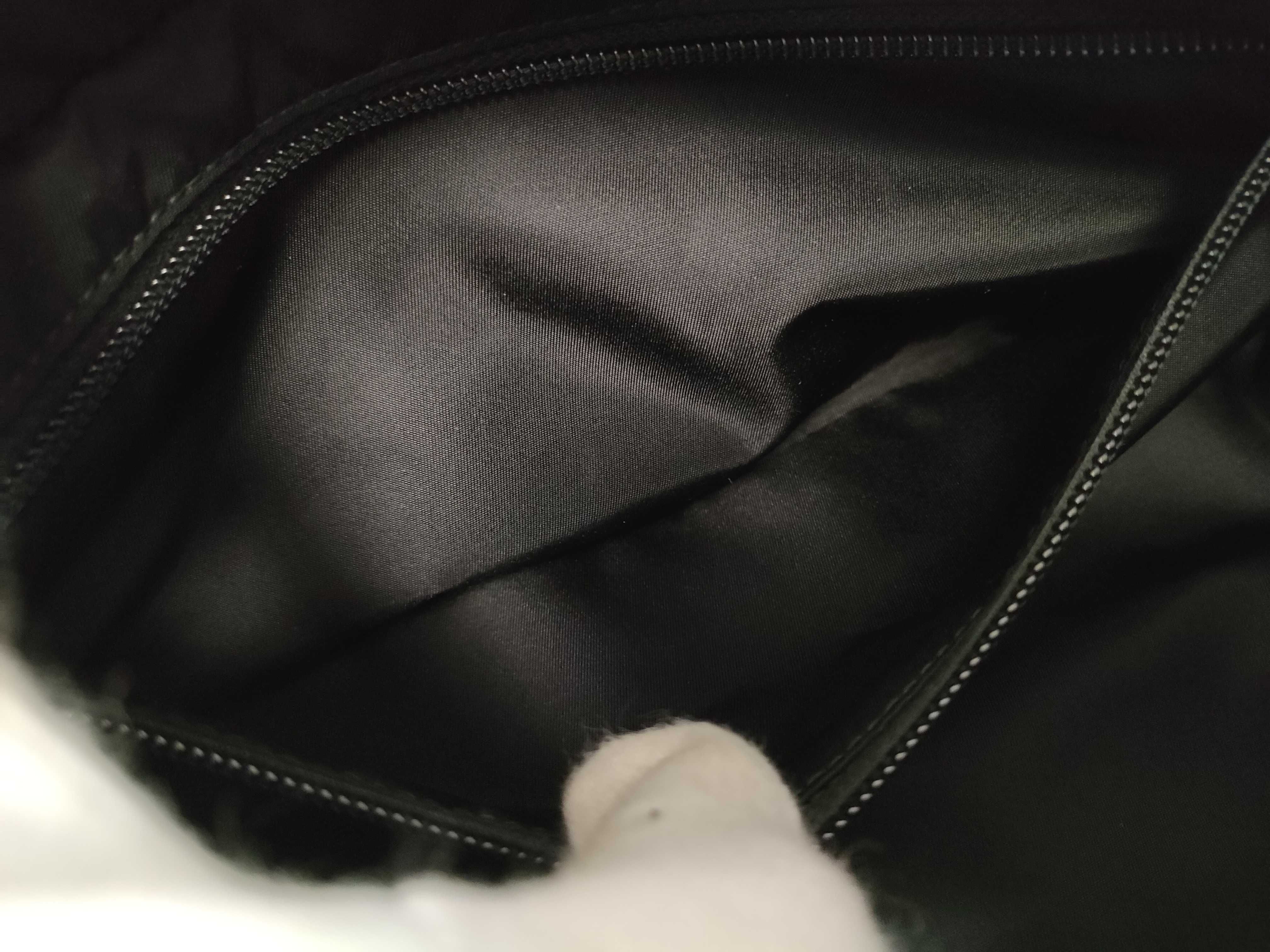 Nylon Prada Triangle Logo Second Bag Pouch Nylon Black Second Bag — view 9