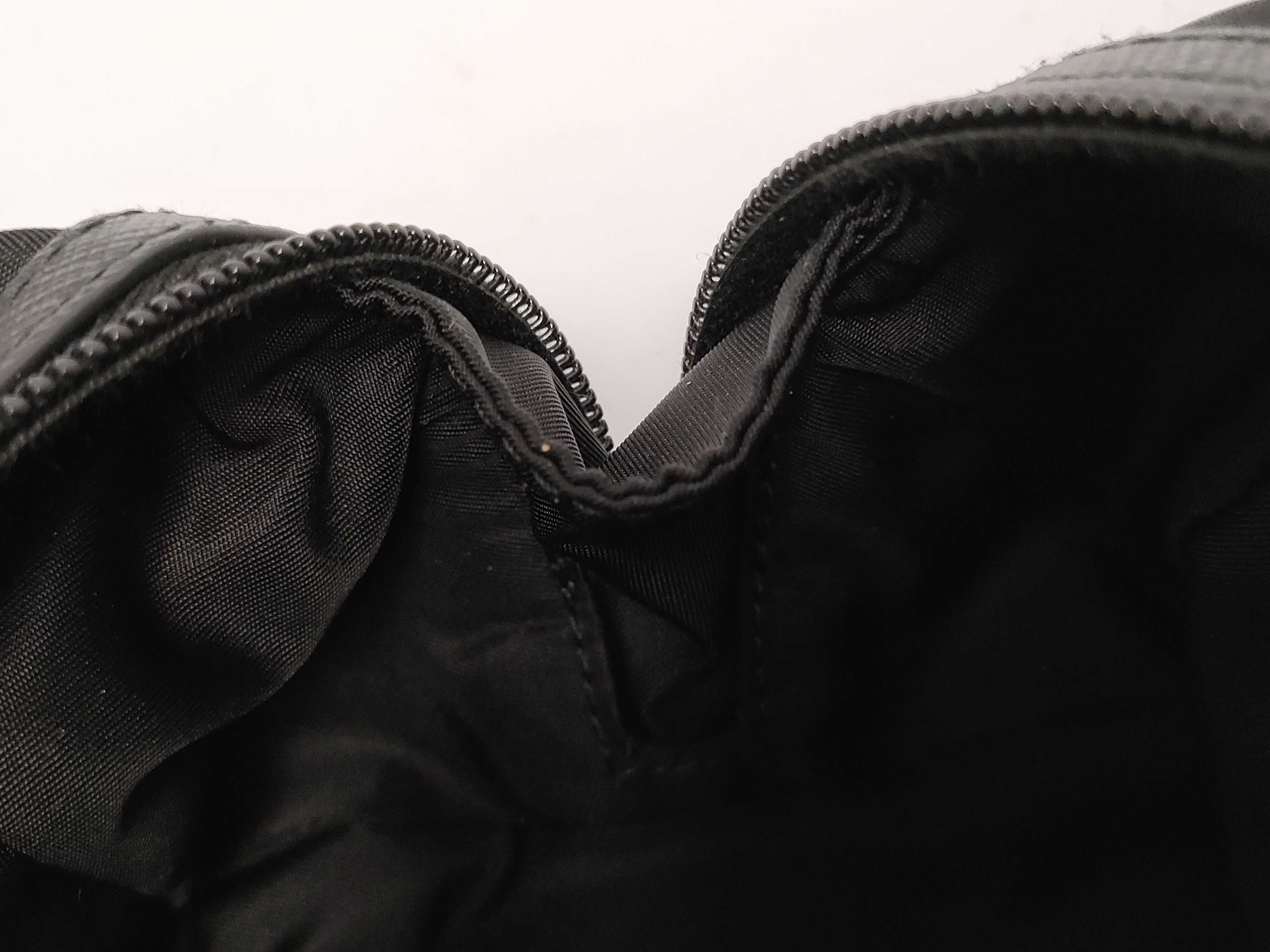 Nylon Prada Triangle Logo Second Bag Pouch Nylon Black Second Bag — view 10