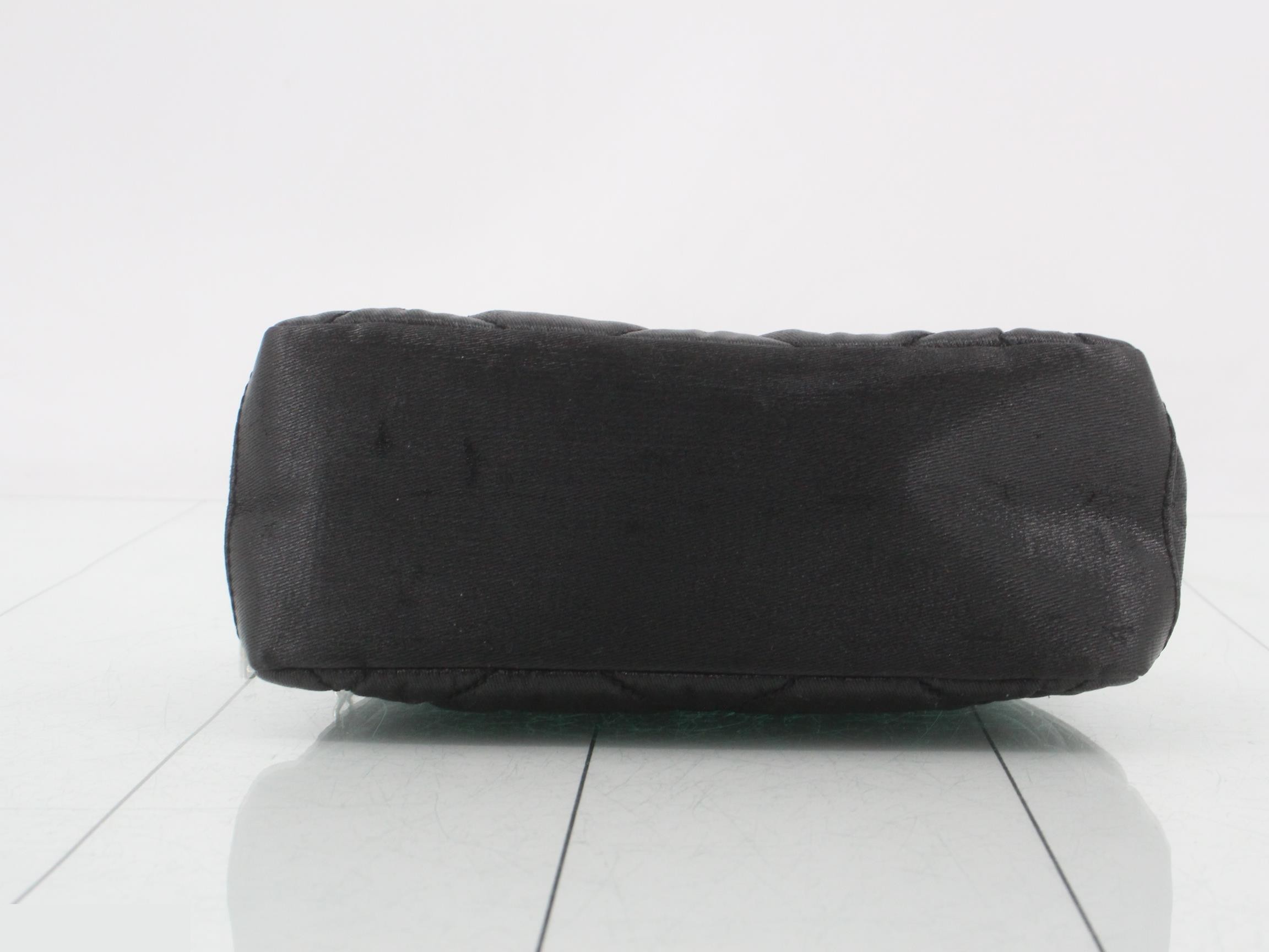 Paris Biarritz Cosmetic Pouch, Black Coated Canvas — view 3