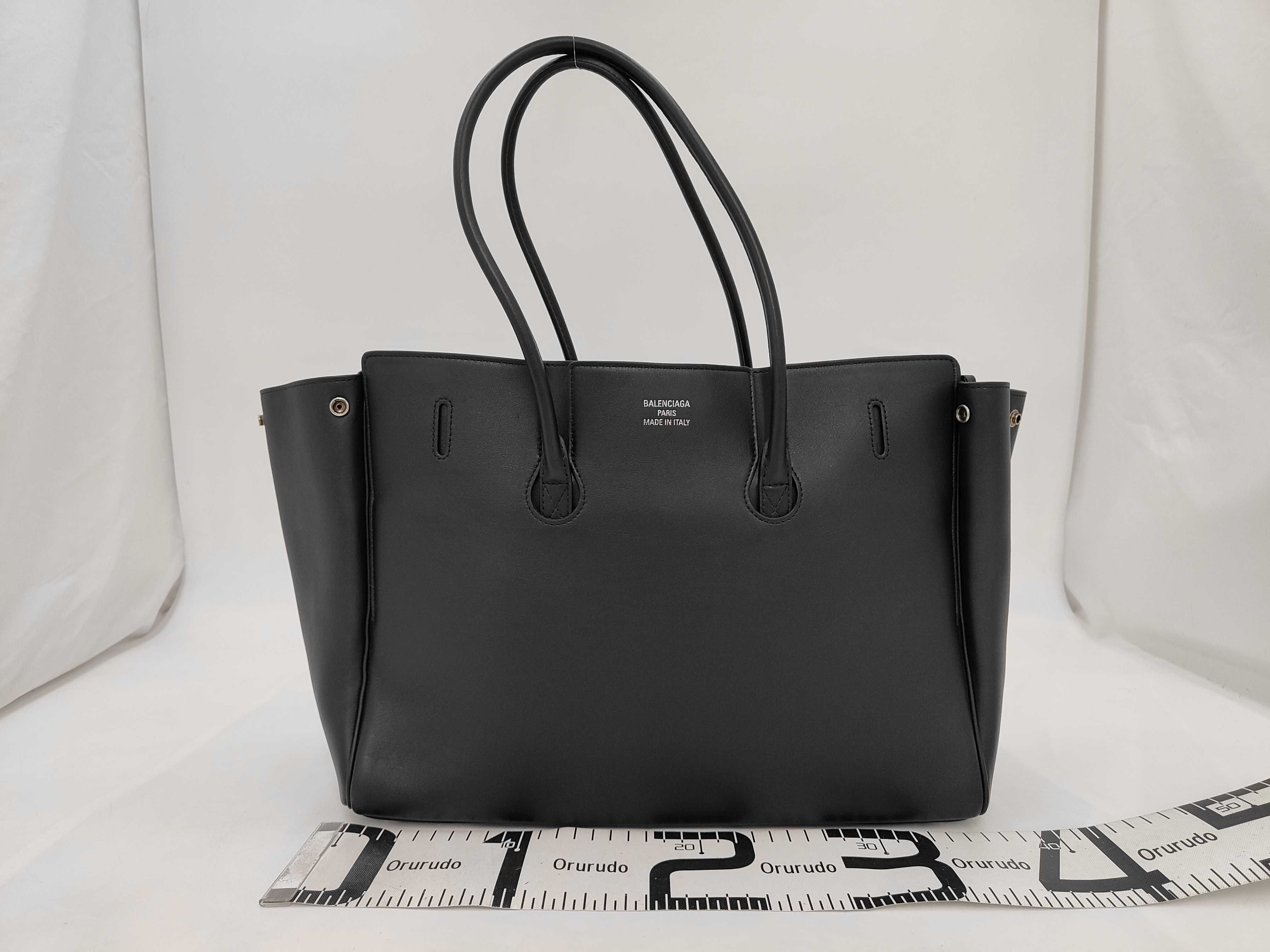 Bel Air Leather Tote Bag Black Tote Bag — view 2