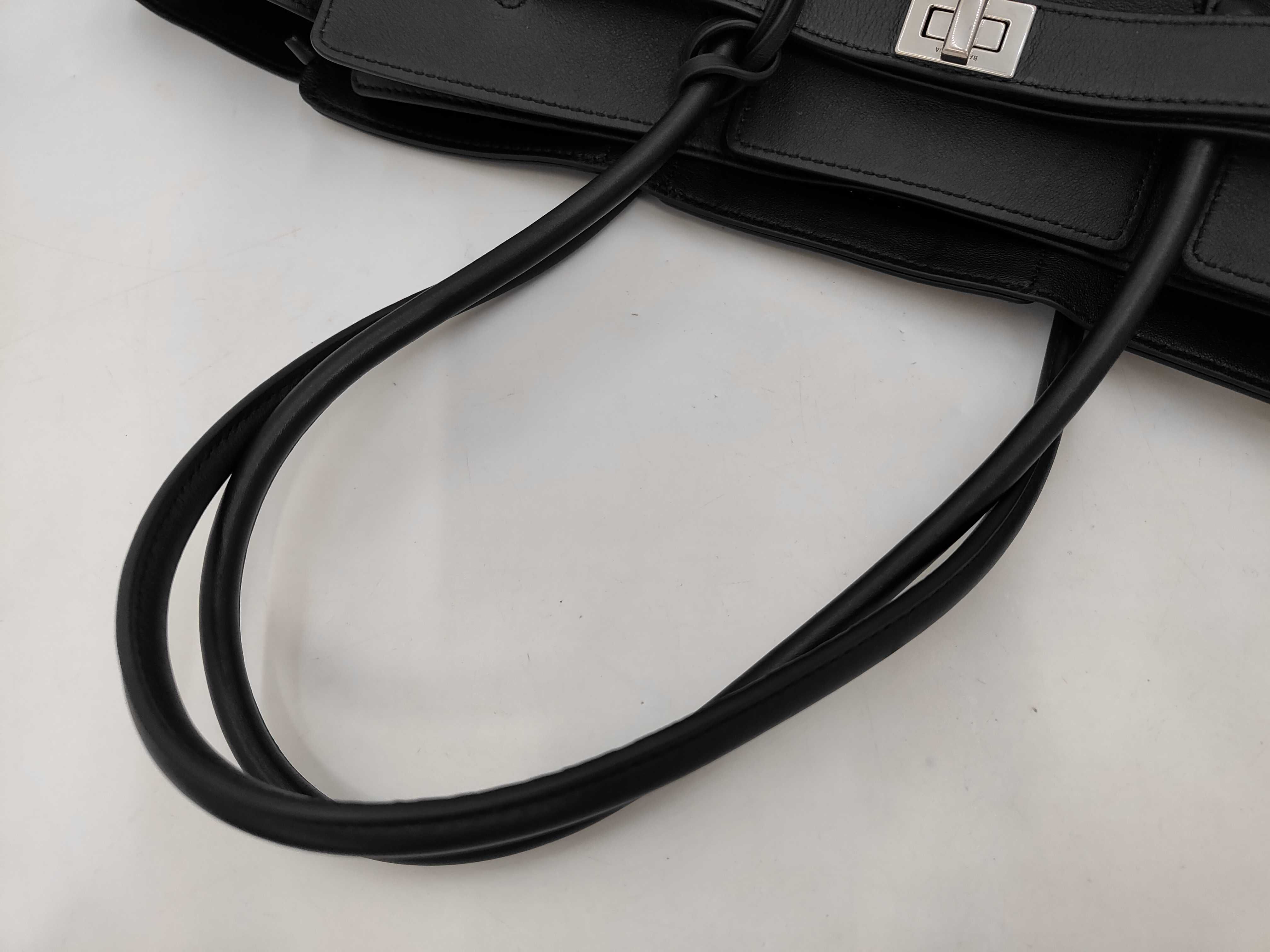Bel Air Leather Tote Bag Black Tote Bag — view 5