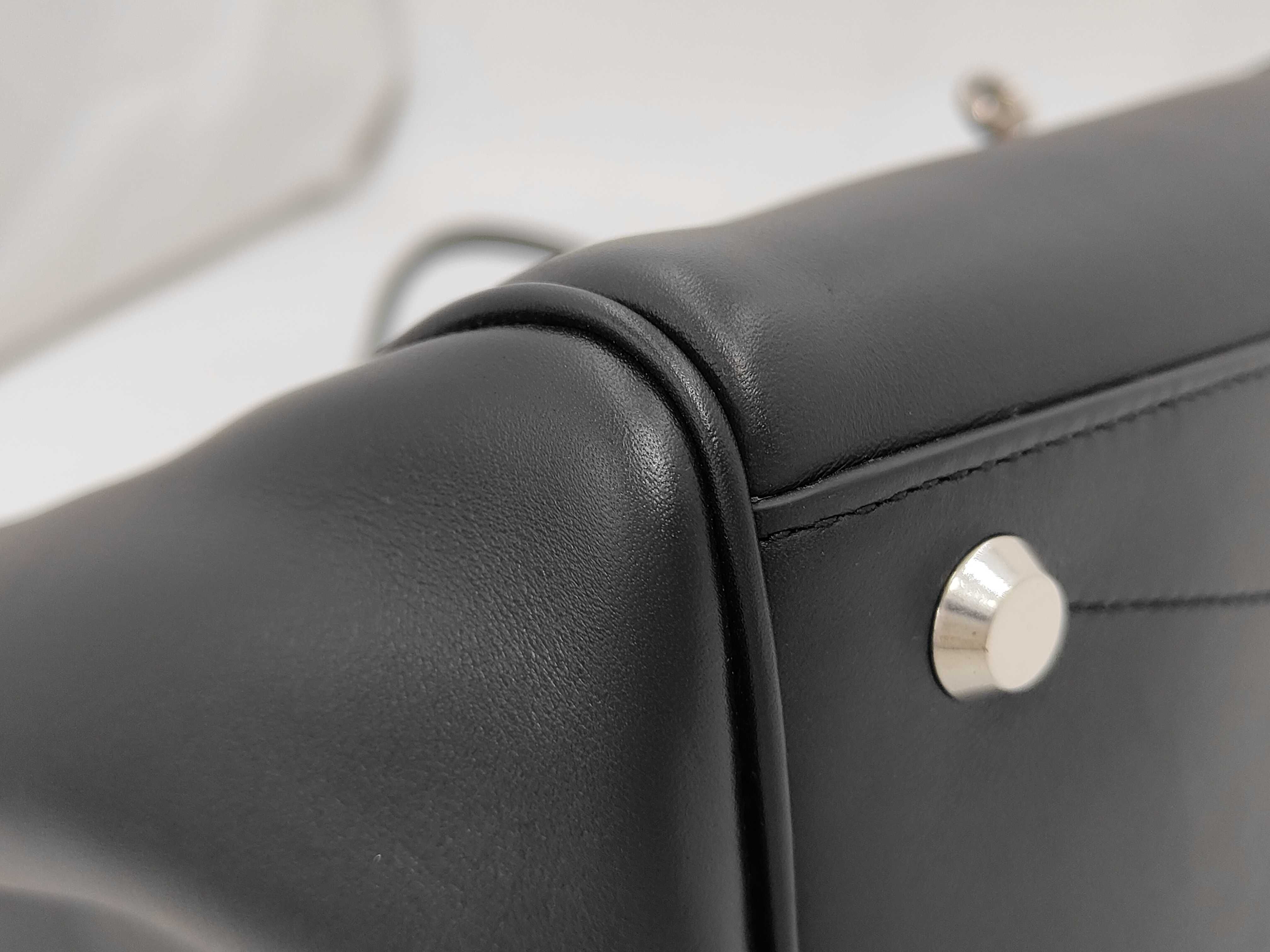 Bel Air Leather Tote Bag Black Tote Bag — view 7