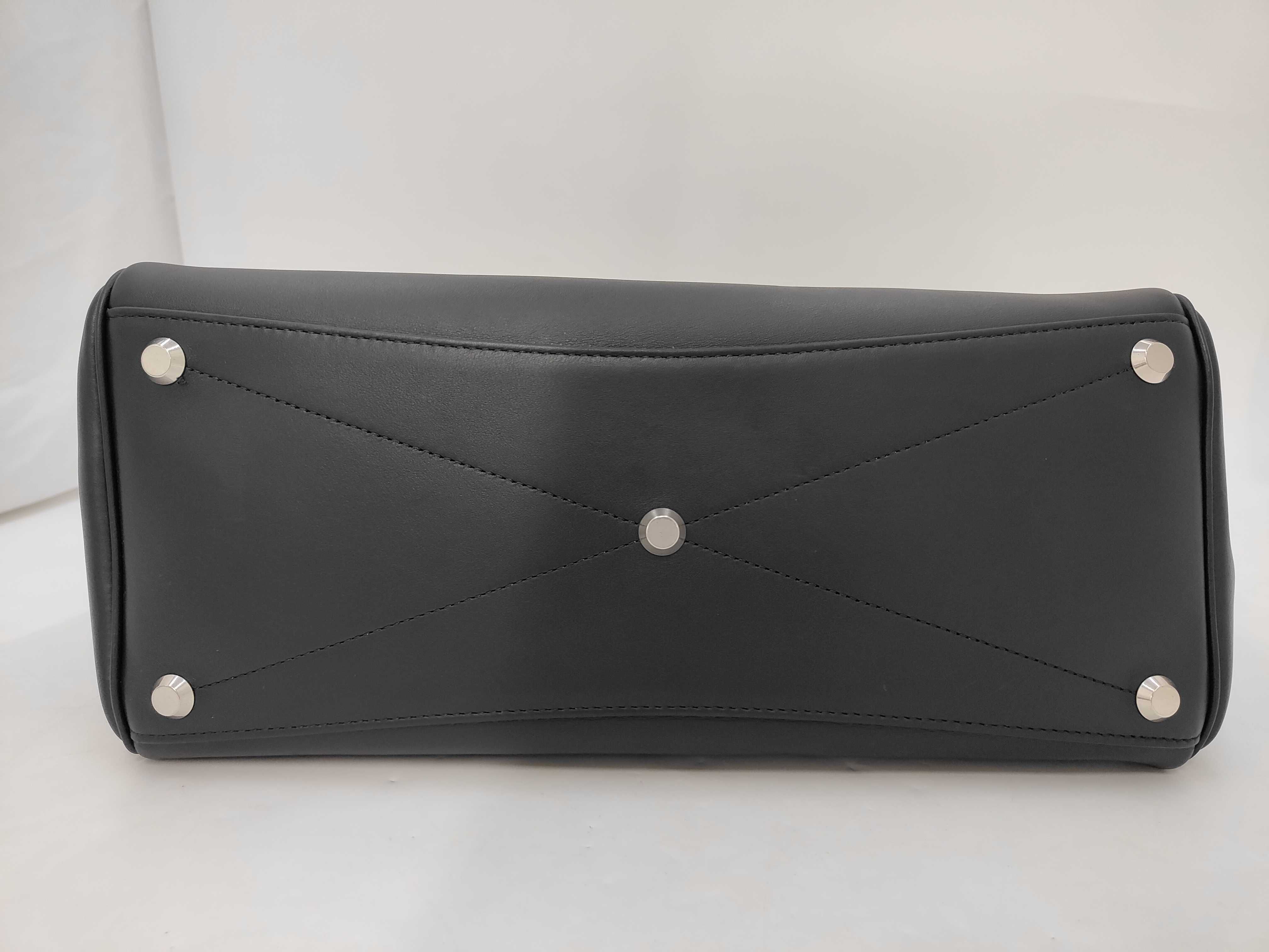 Bel Air Leather Tote Bag Black Tote Bag — view 8
