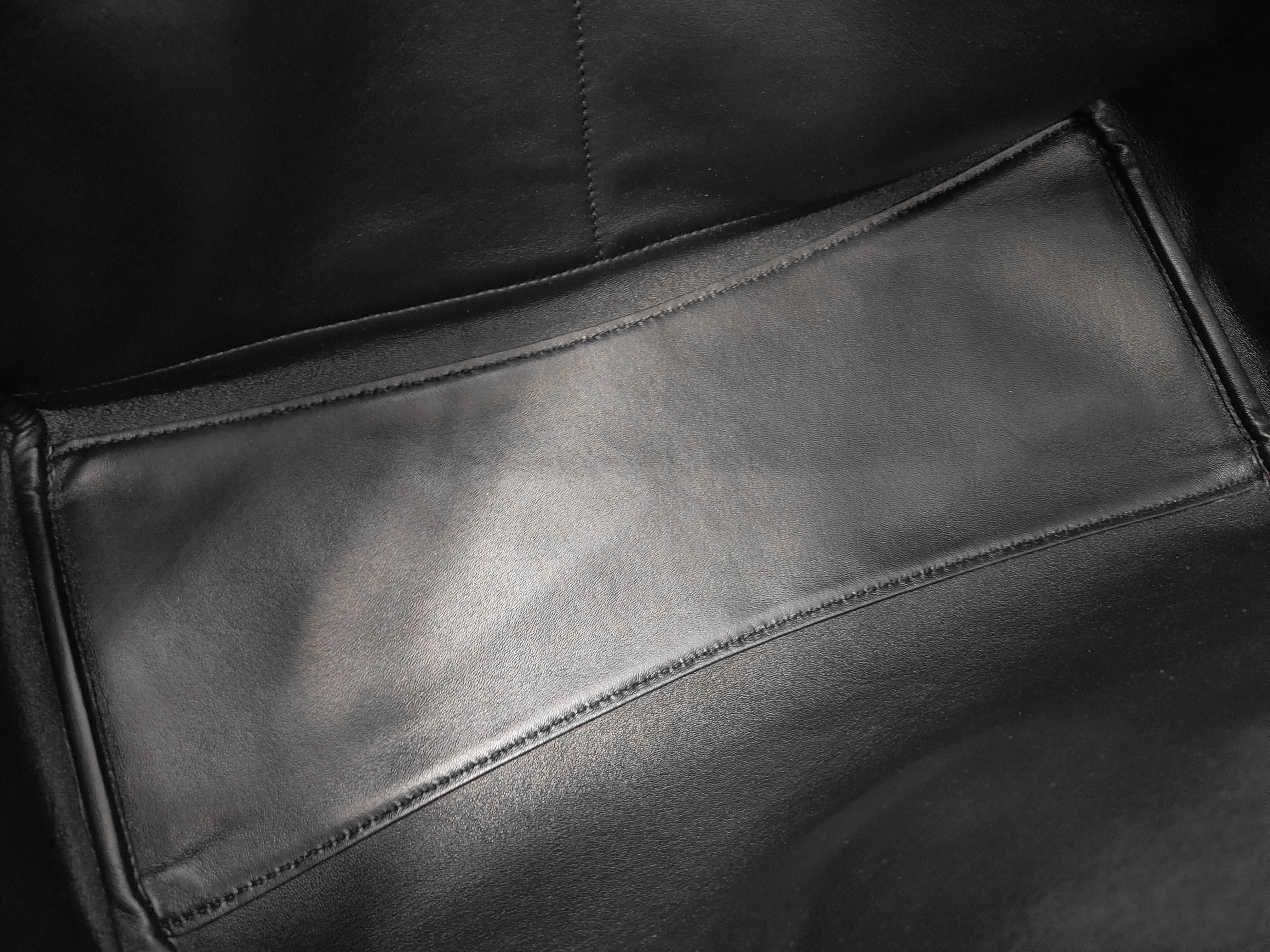 Bel Air Leather Tote Bag Black Tote Bag — view 9