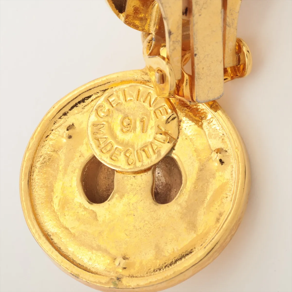 earrings (for both ears), GP gold, with — view 5