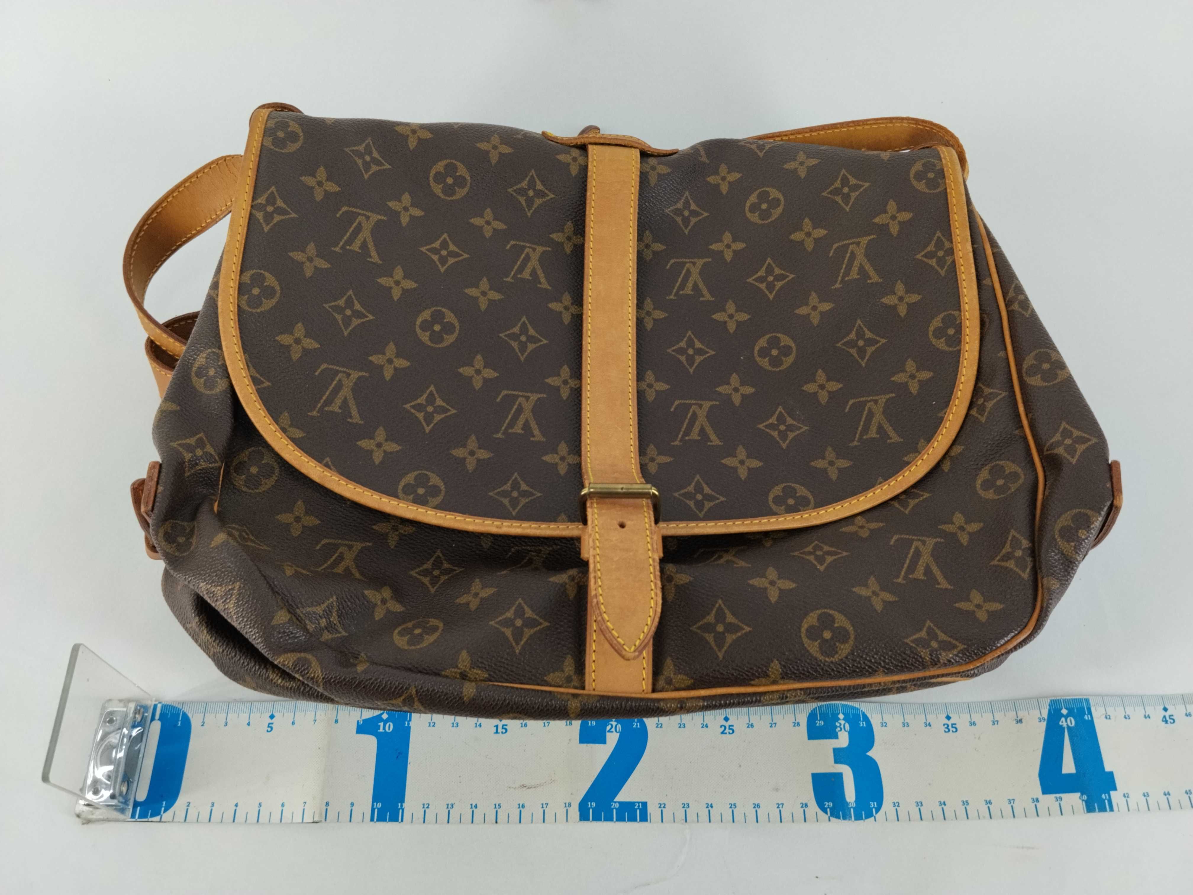 Monogram Saumur Shoulder Bag — view 2