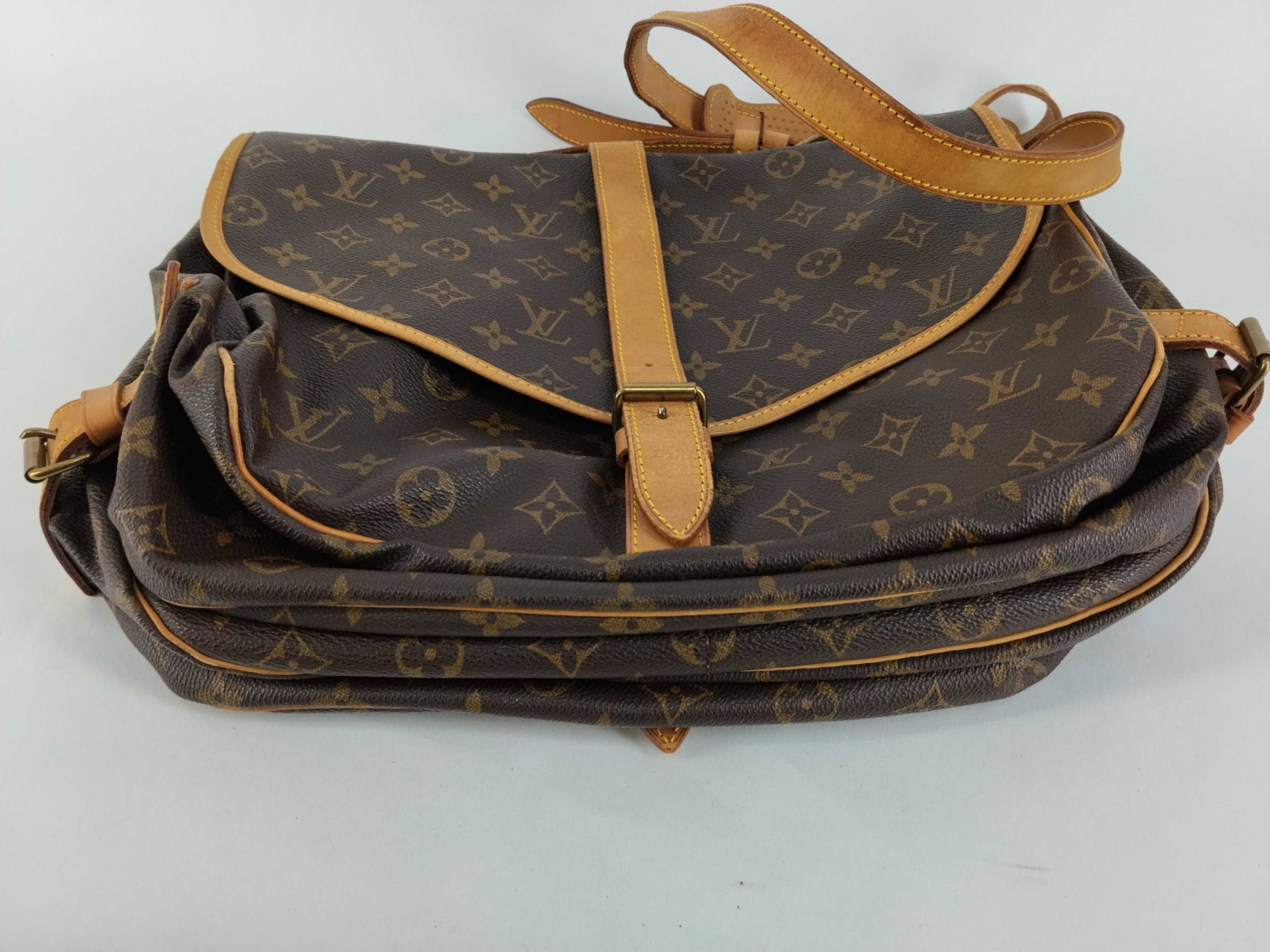 Monogram Saumur Shoulder Bag — view 7