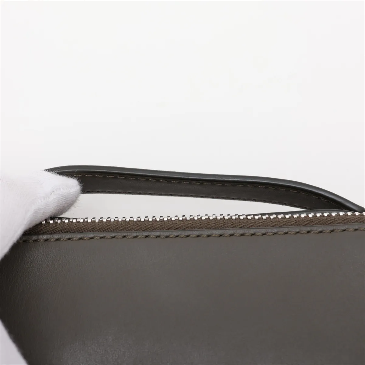 Camera Crossbody Bag Mini Leather Shoulder Bag Khaki — view 6