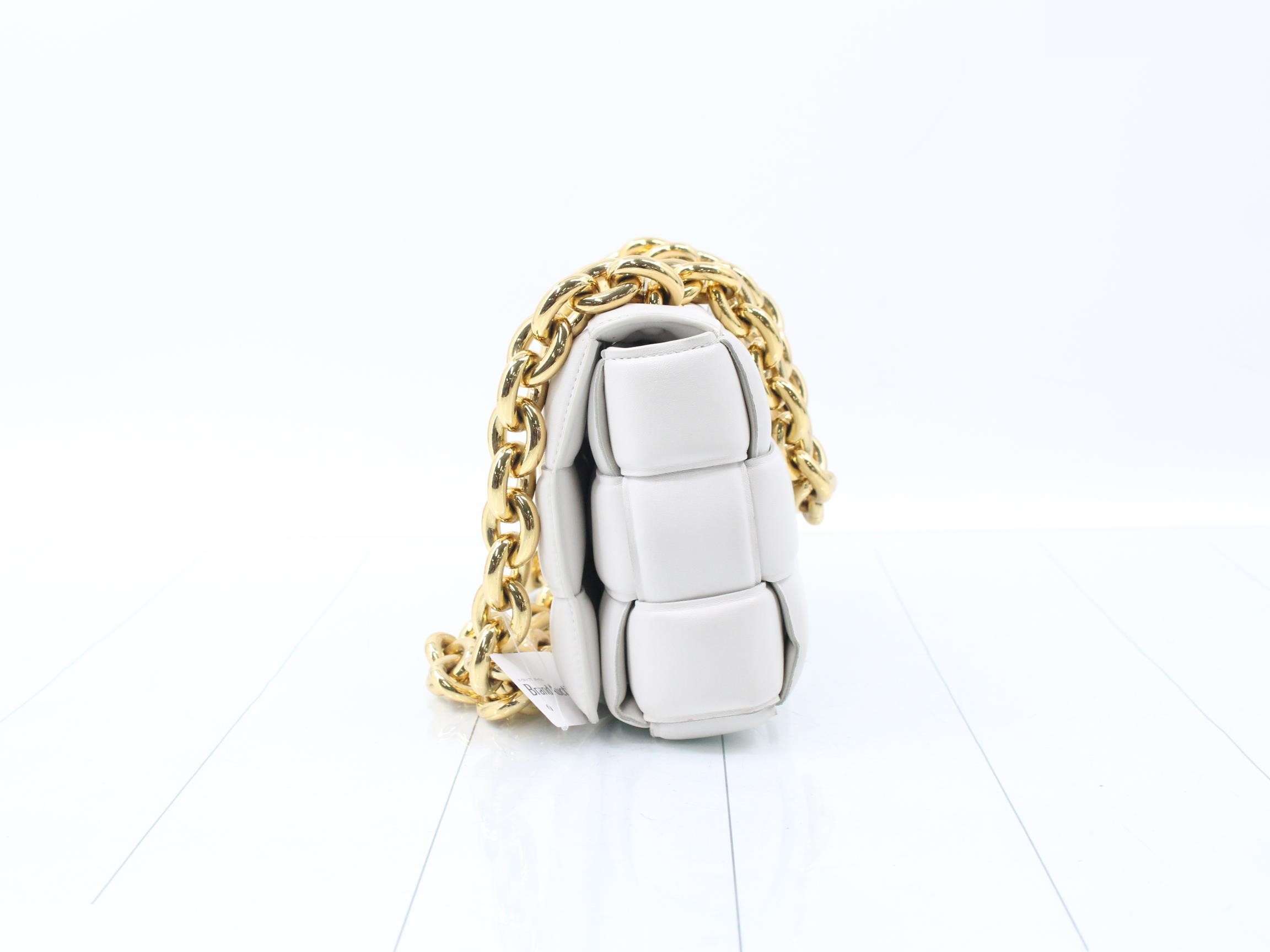 Cassette chain shoulder bag — view 3