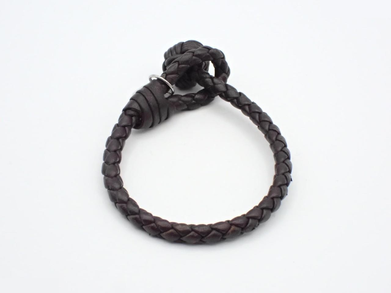 Intrecciato bracelet, brown, wrist circumference approximately 18cm — view 2