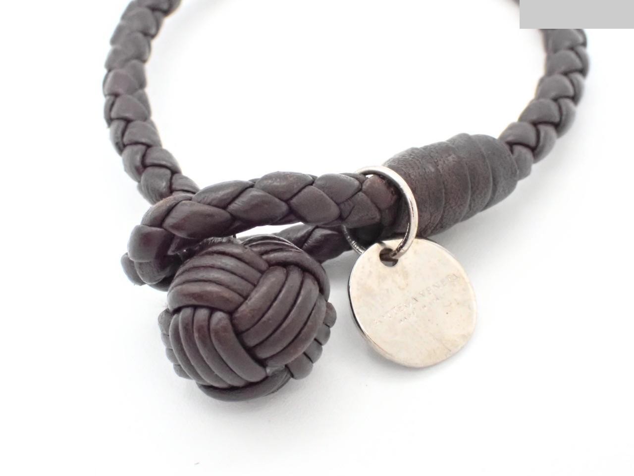 Intrecciato bracelet, brown, wrist circumference approximately 18cm — view 3