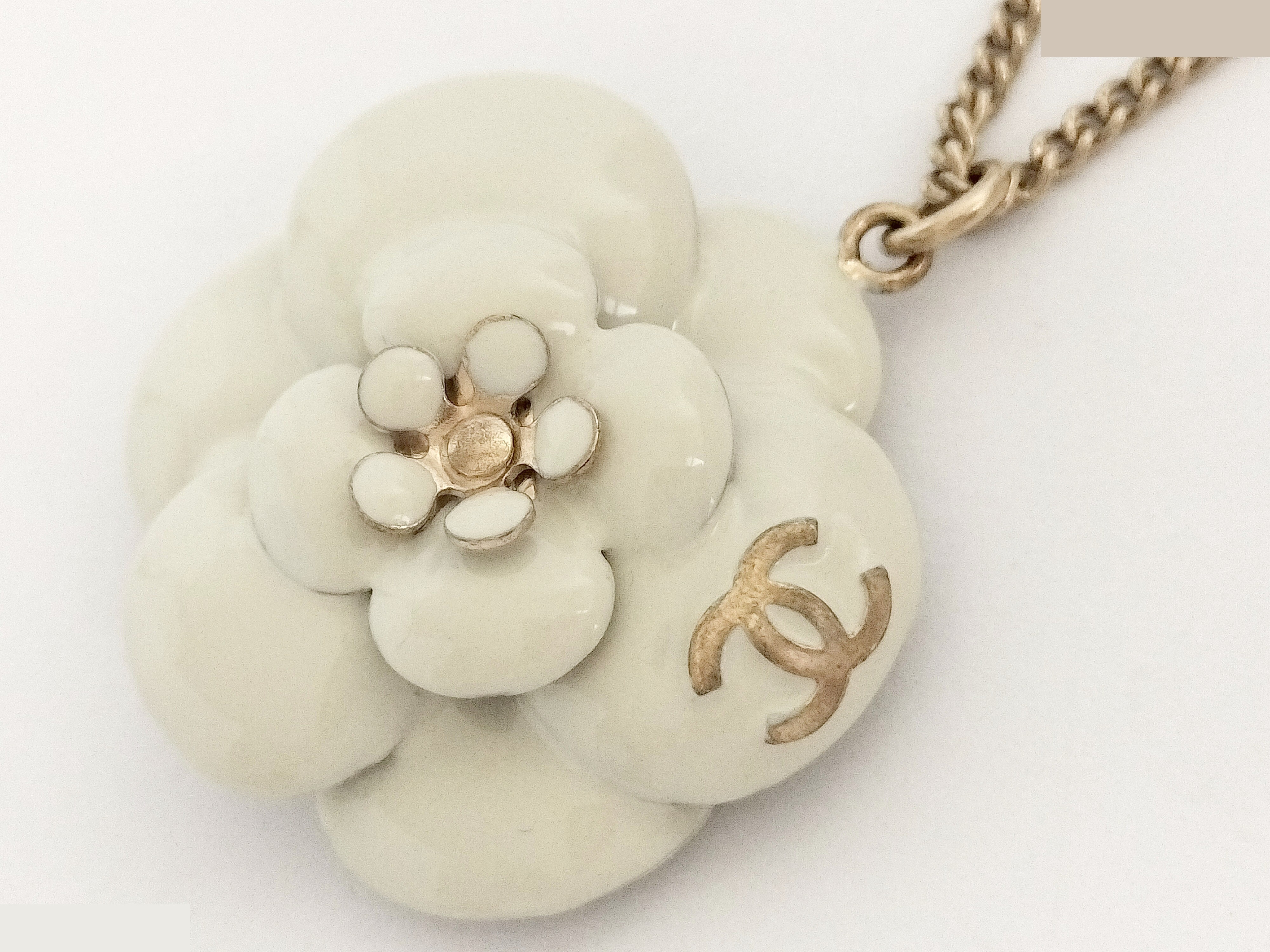Coco Camellia Gold Necklace, Chain approx. 60cm — view 5