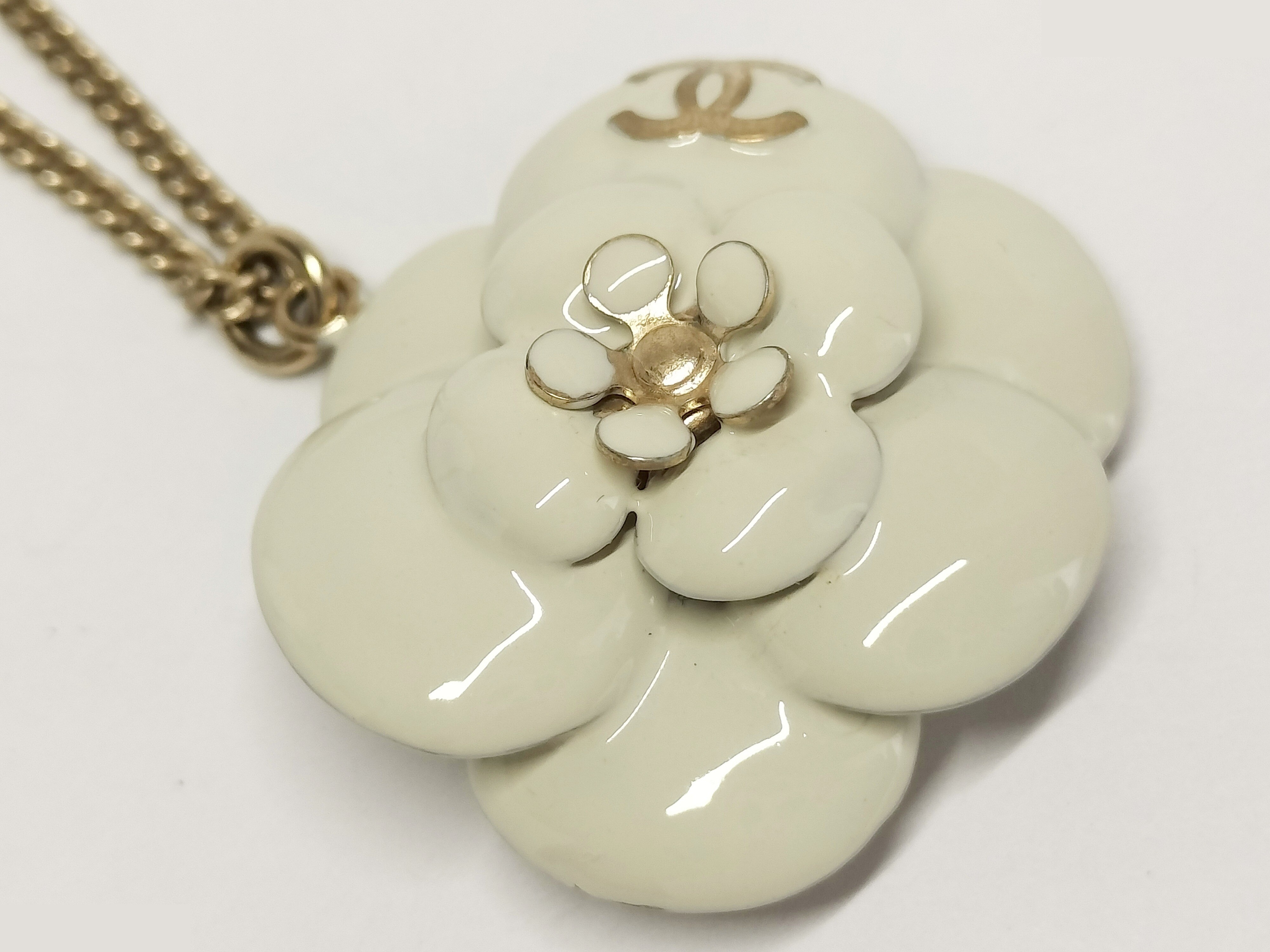 Coco Camellia Gold Necklace, Chain approx. 60cm — view 6