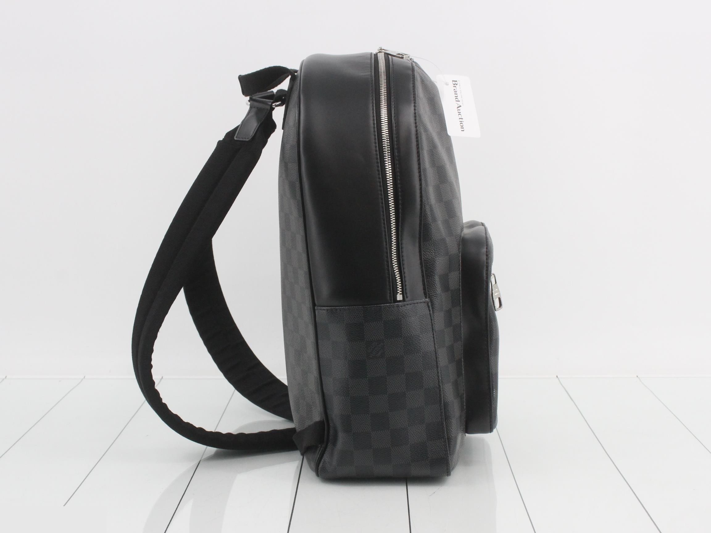 Damier Graphite Josh Backpack — view 4