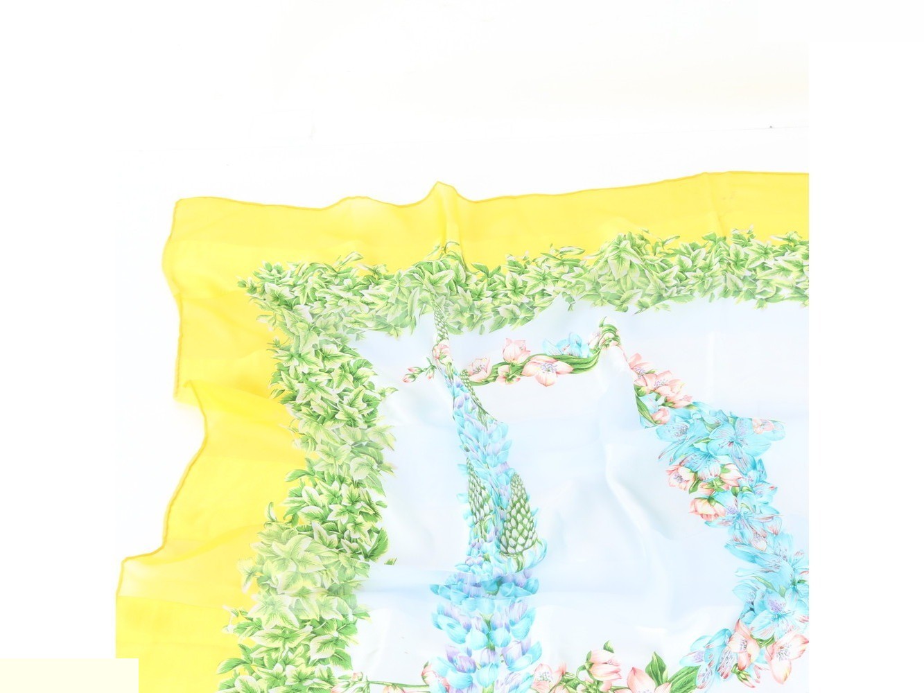 100% Silk Scarf with Tag — view 2