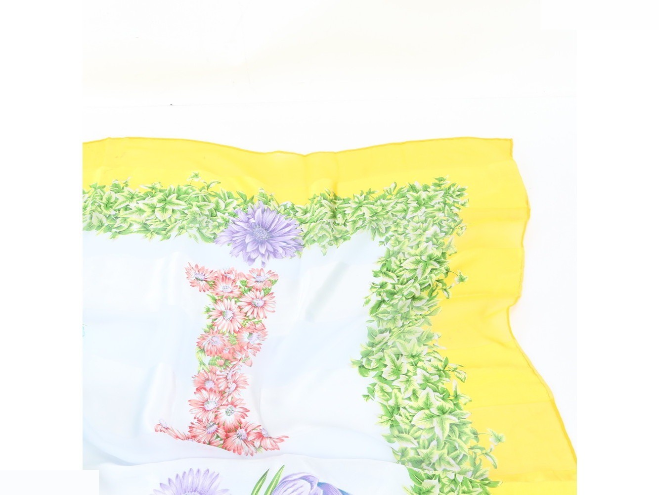 100% Silk Scarf with Tag — view 3