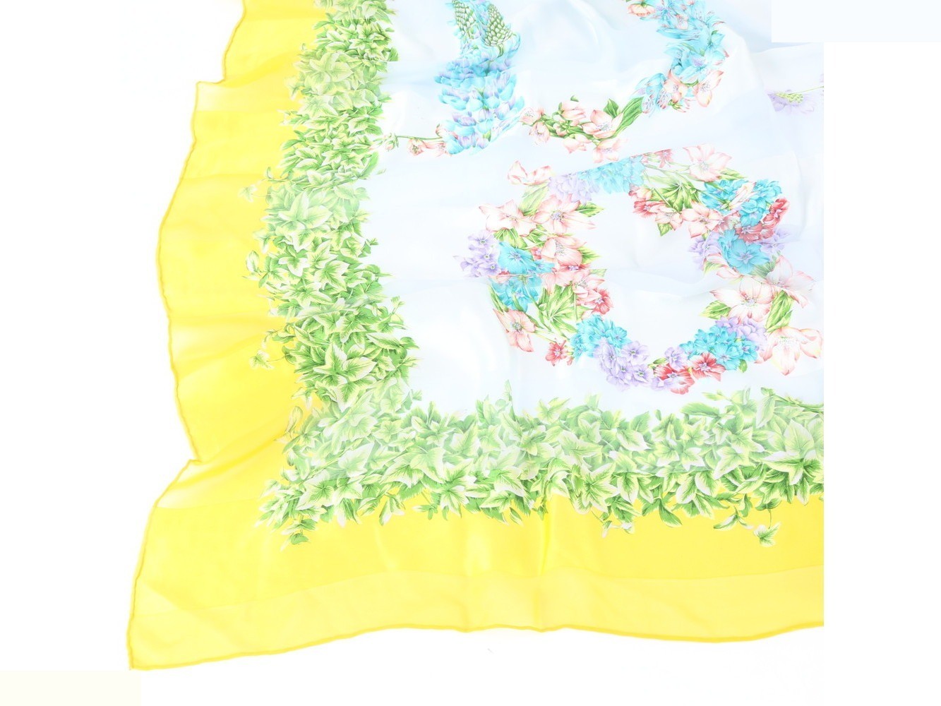 100% Silk Scarf with Tag — view 4