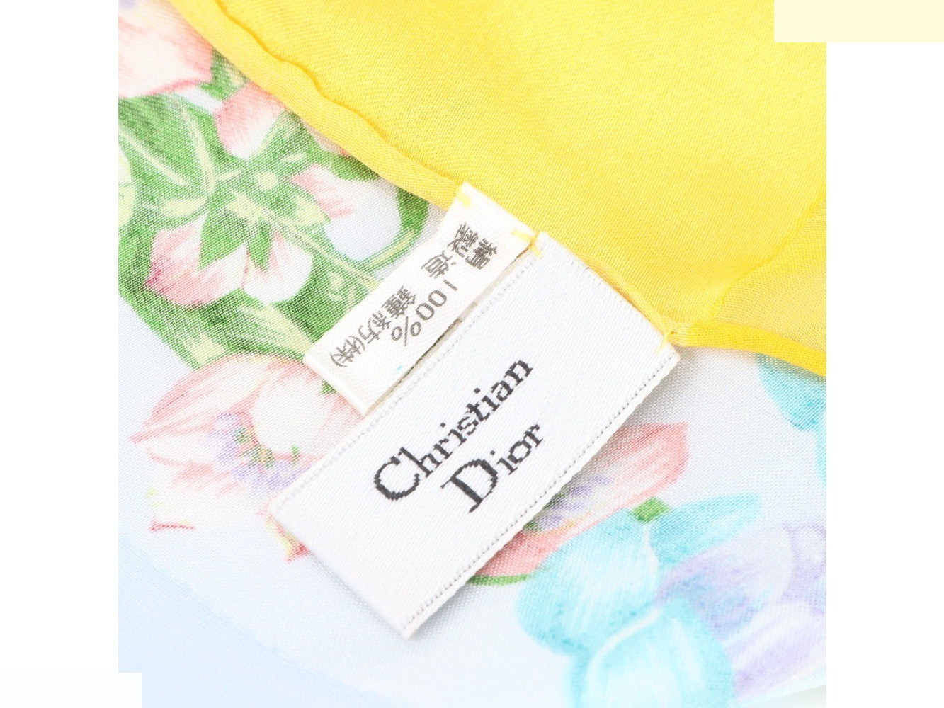 100% Silk Scarf with Tag — view 7