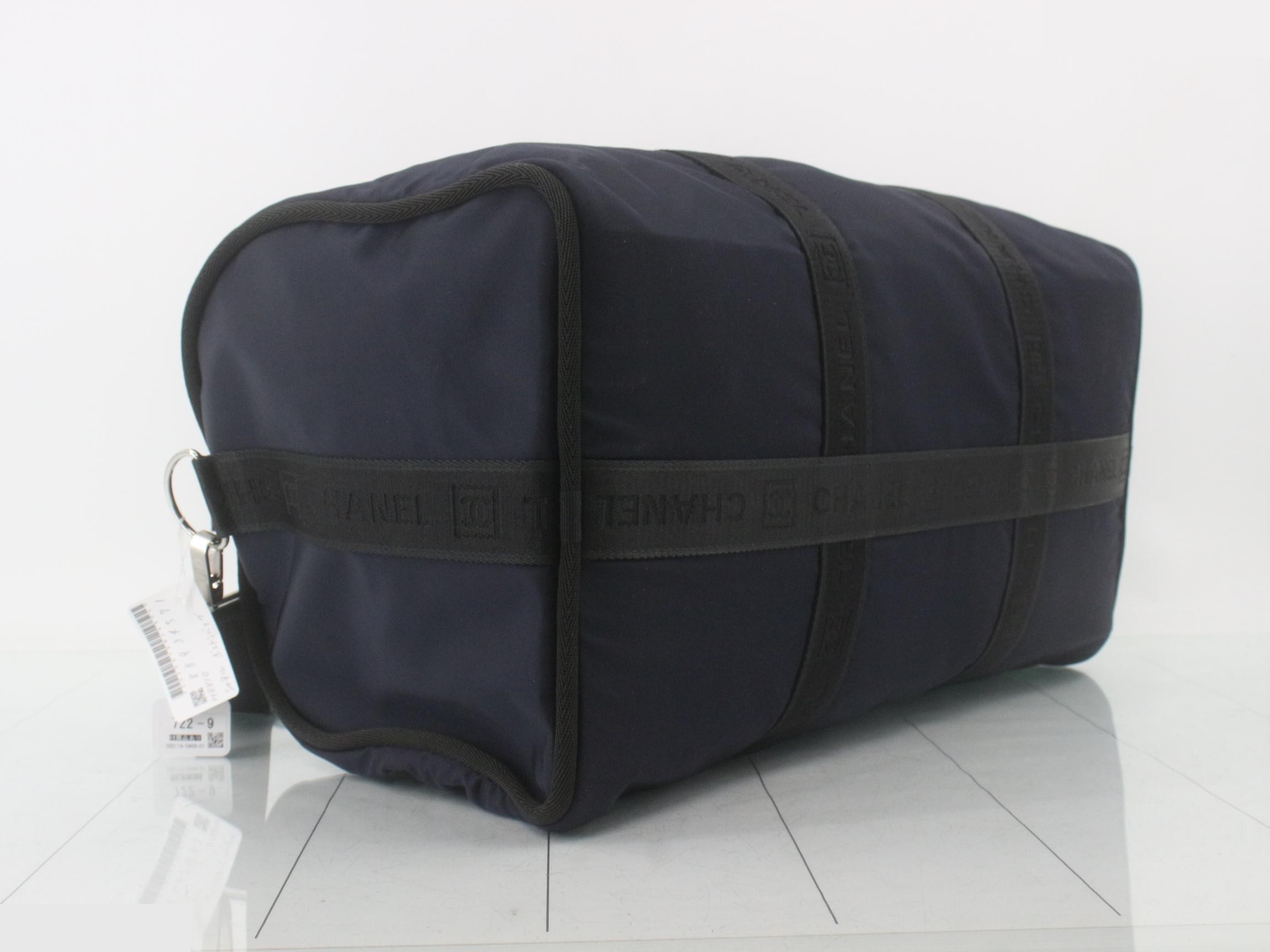 Sports line Boston bag, nylon, navy — view 5