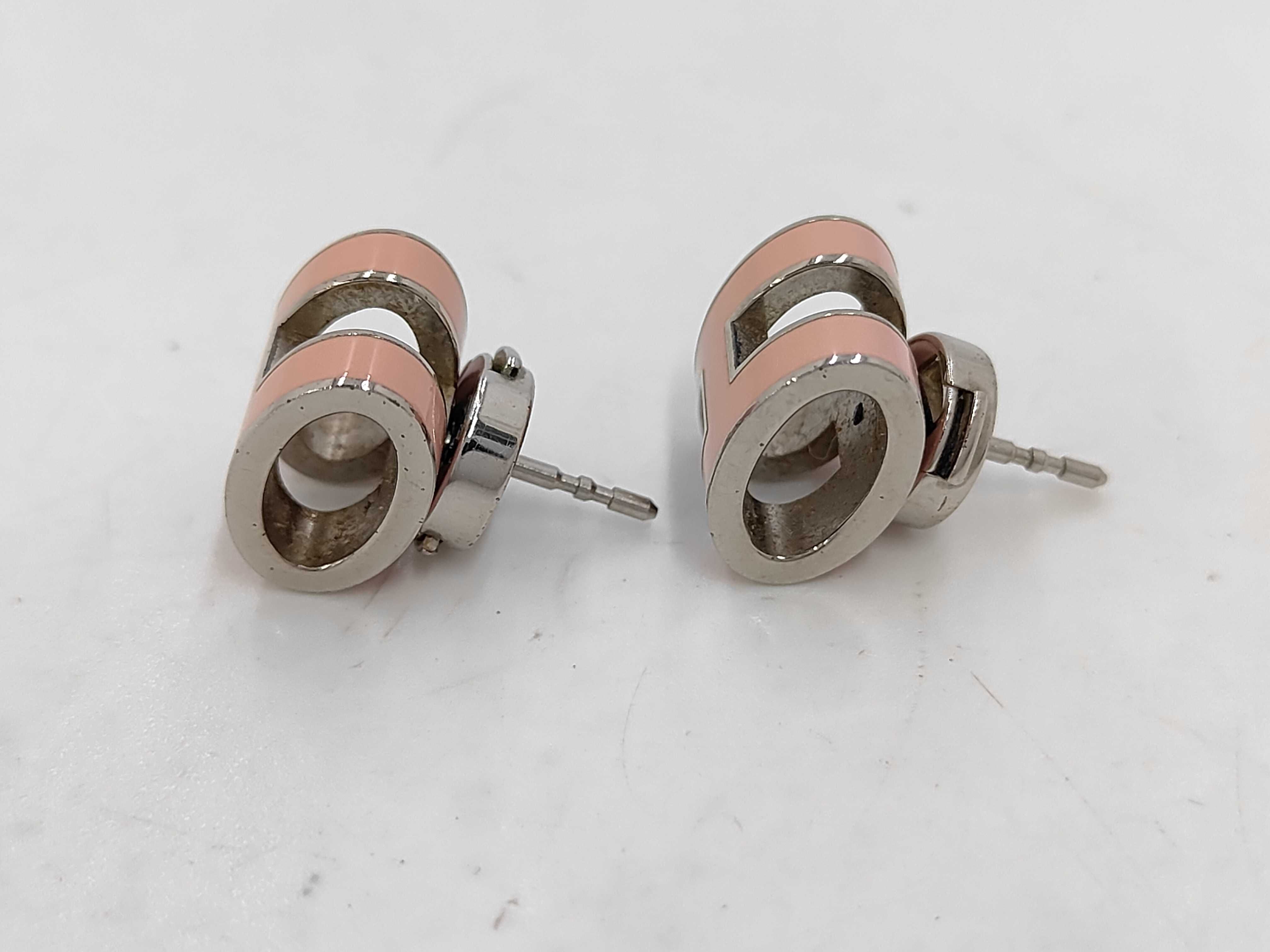 Pop H Pink x Silver Earrings — view 3