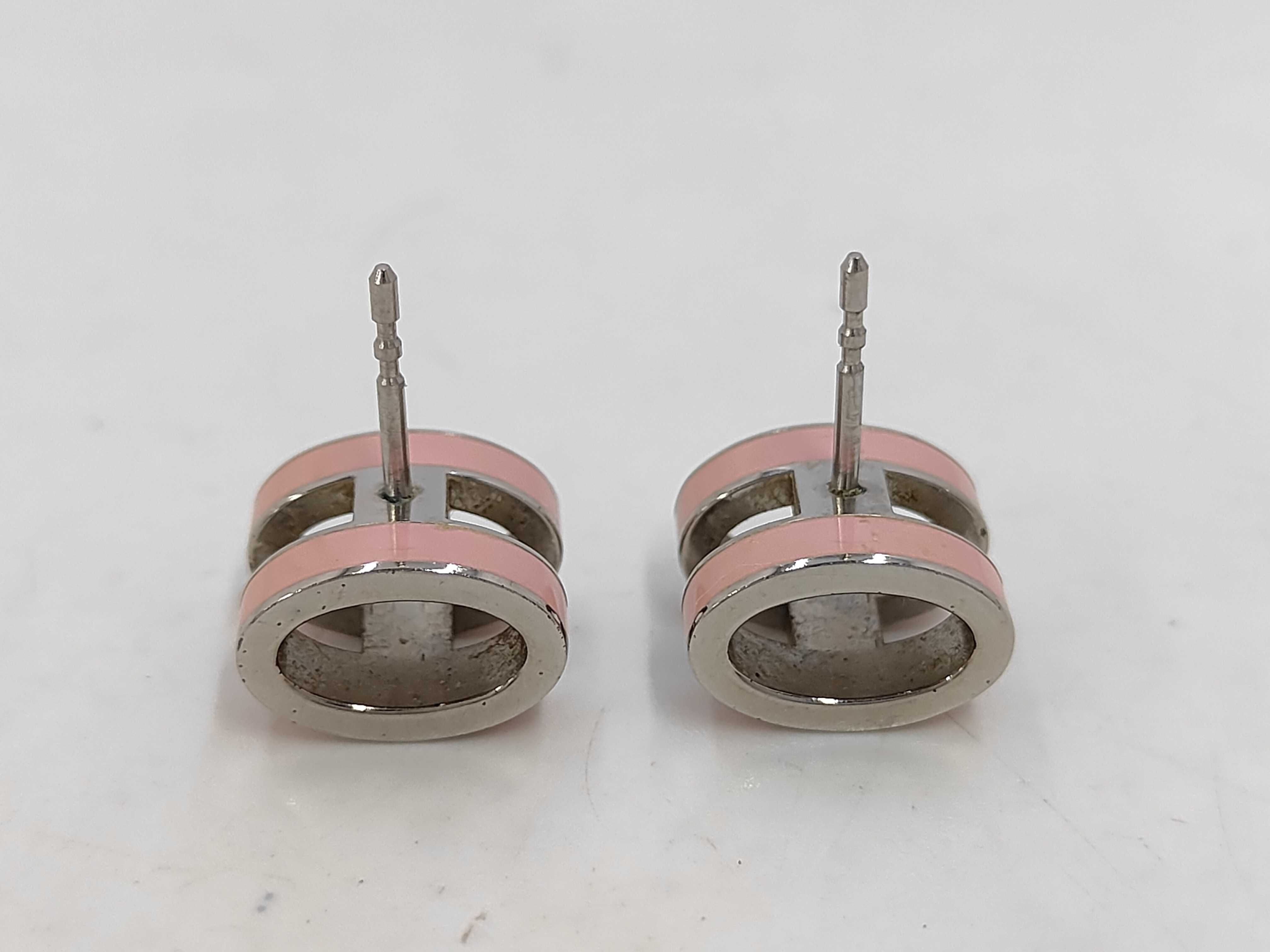 Pop H Pink x Silver Earrings — view 4