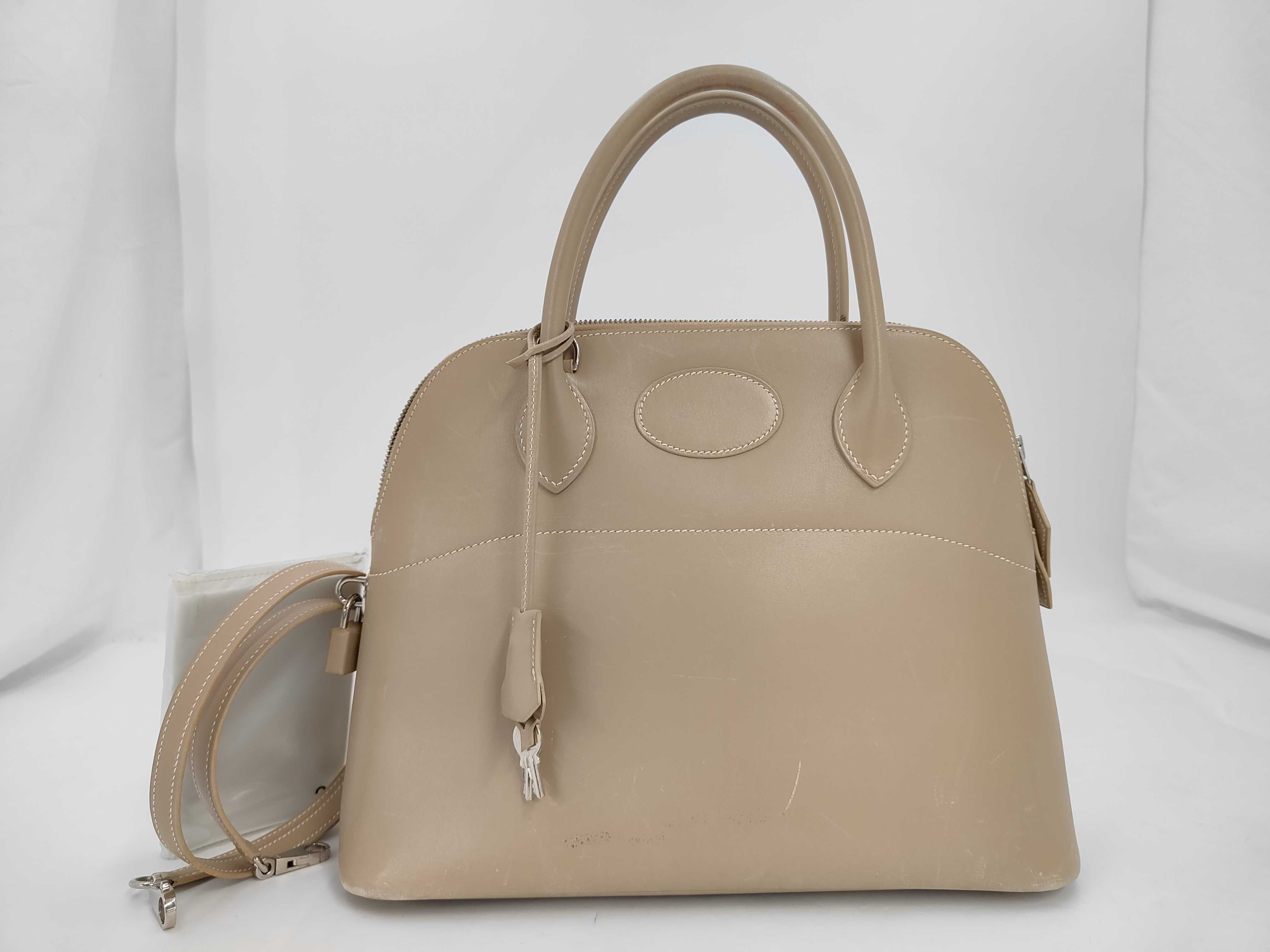 Bolide 31 Box Calf 2-way Handbag ( O stamp)
