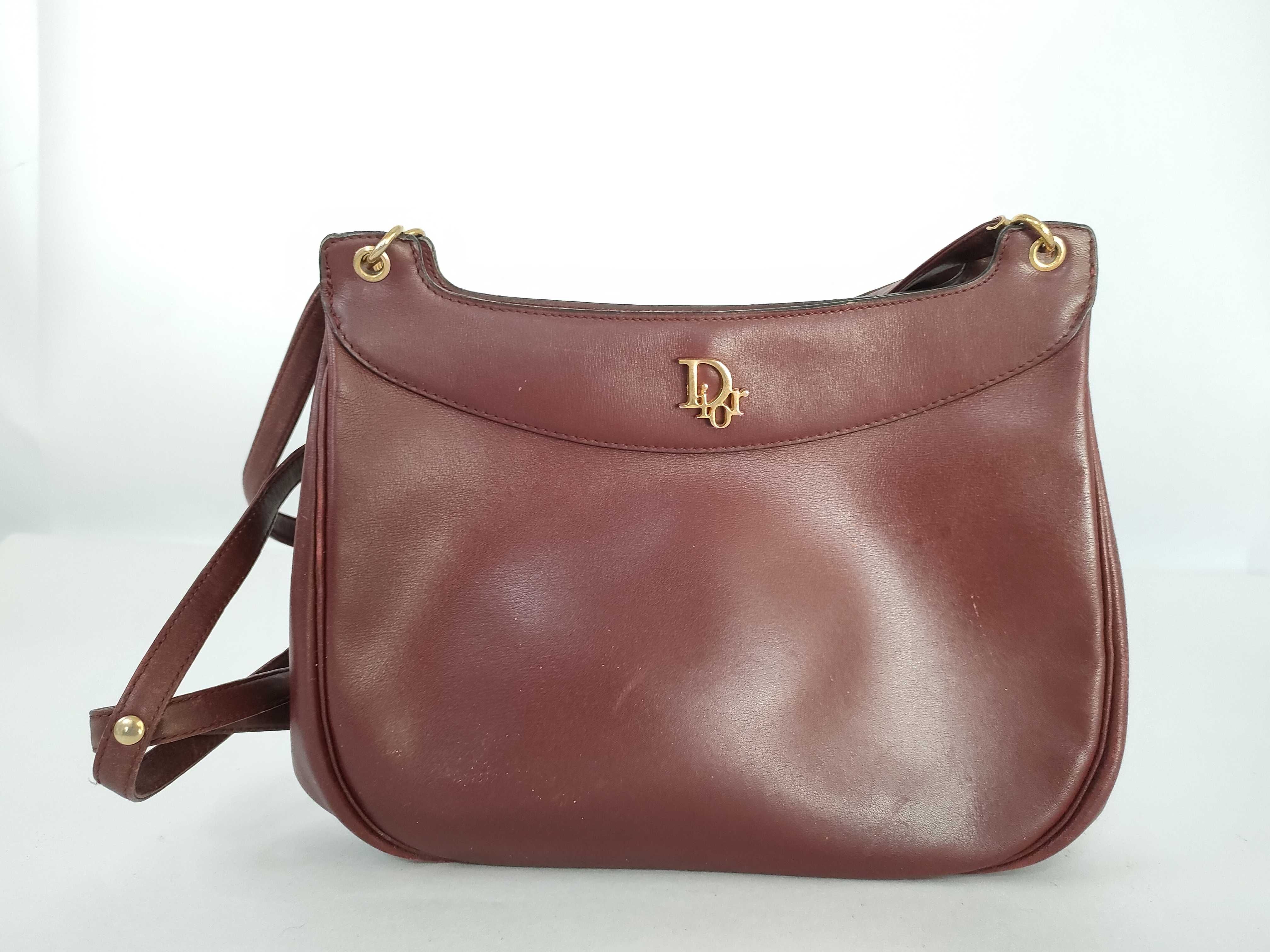 shoulder bag, leather, red.